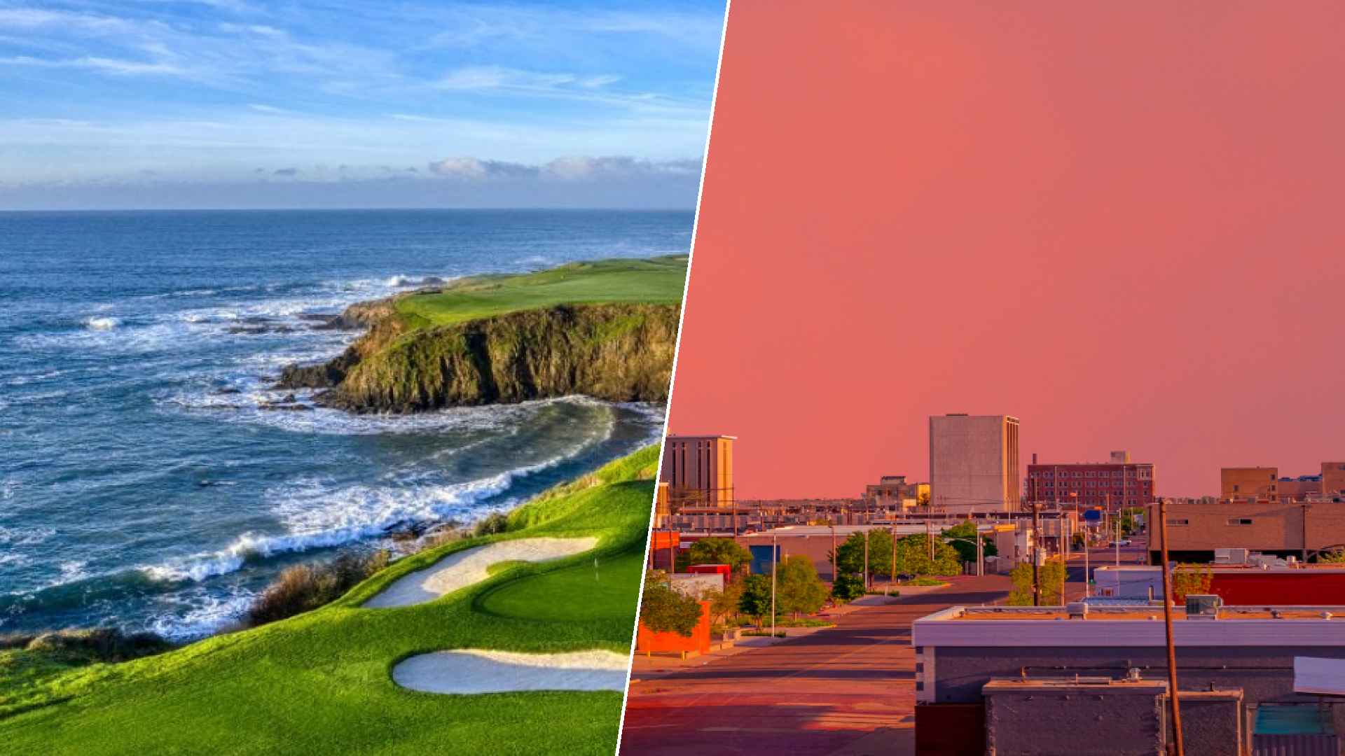 Pebble Beach Golf Links to Lubbock