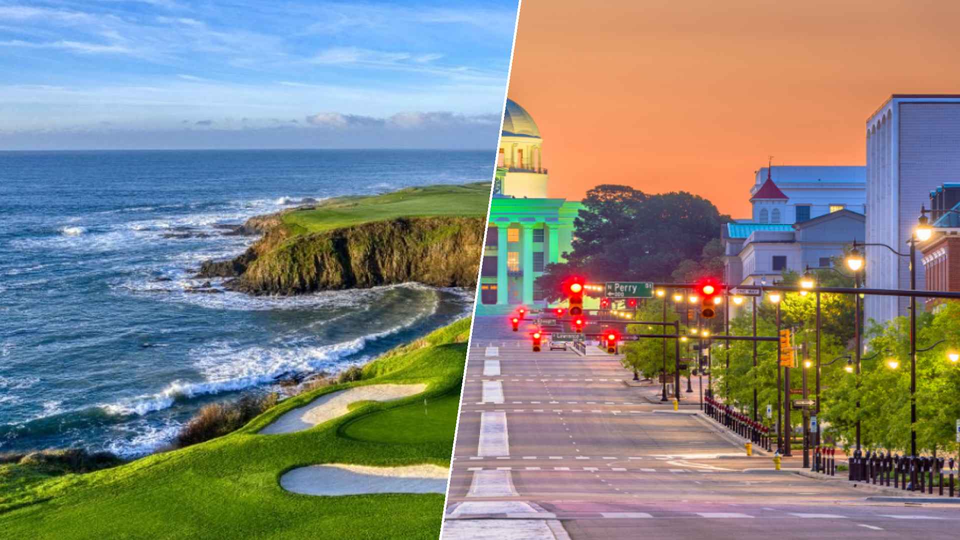 Pebble Beach Golf Links to Montgomery