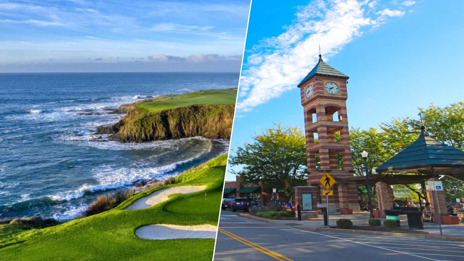 Pebble Beach Golf Links to Overland Park