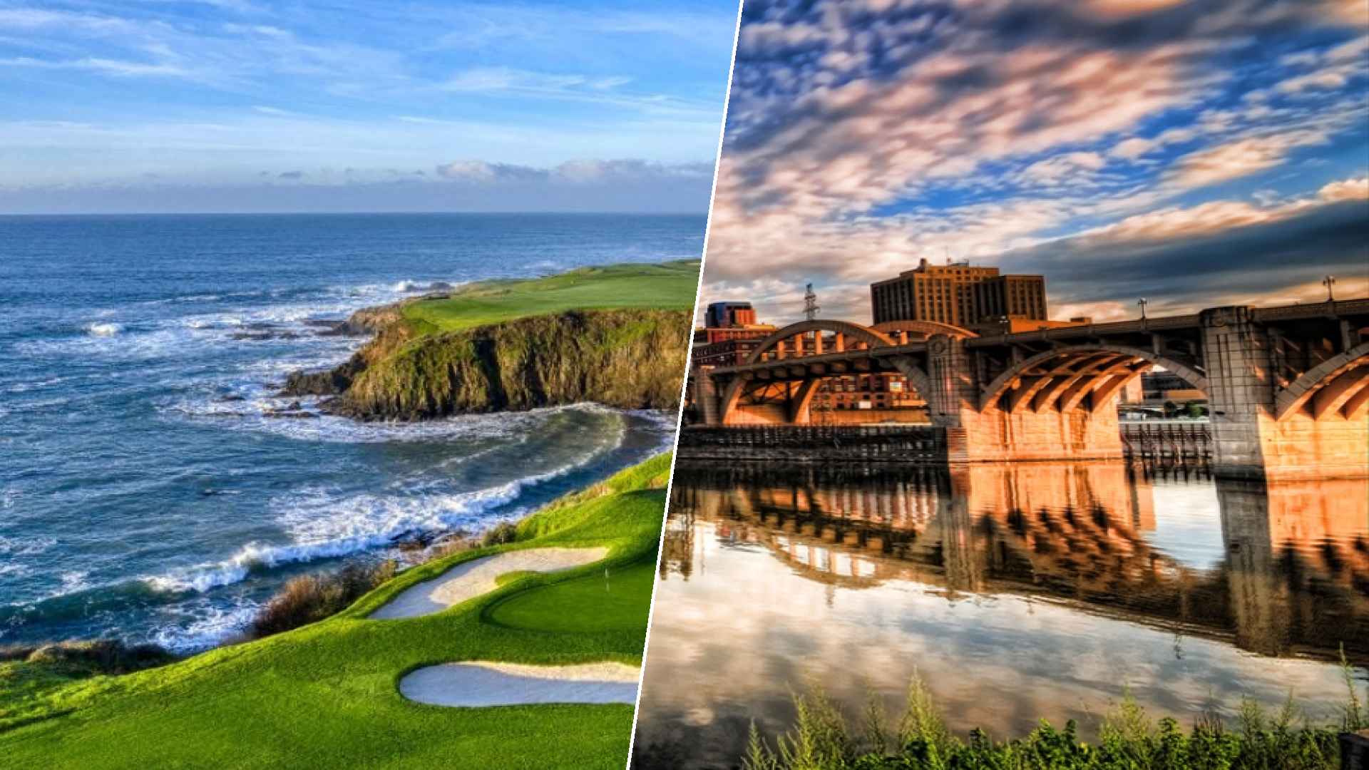 Pebble Beach Golf Links to Saint Paul