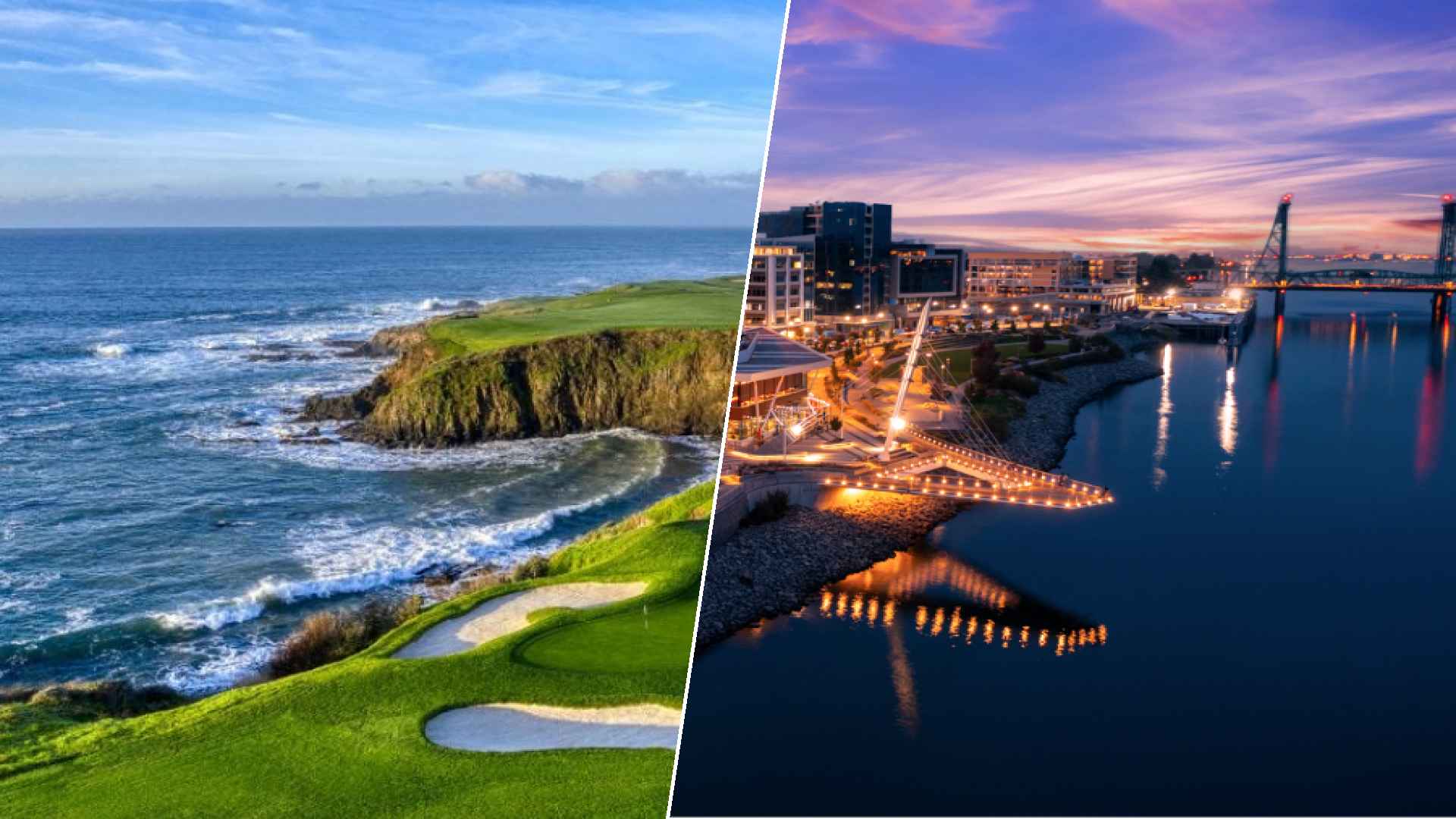 Pebble Beach Golf Links to Vancouver