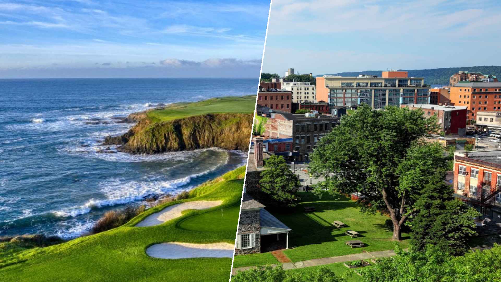 Pebble Beach Golf Links to Yonkers