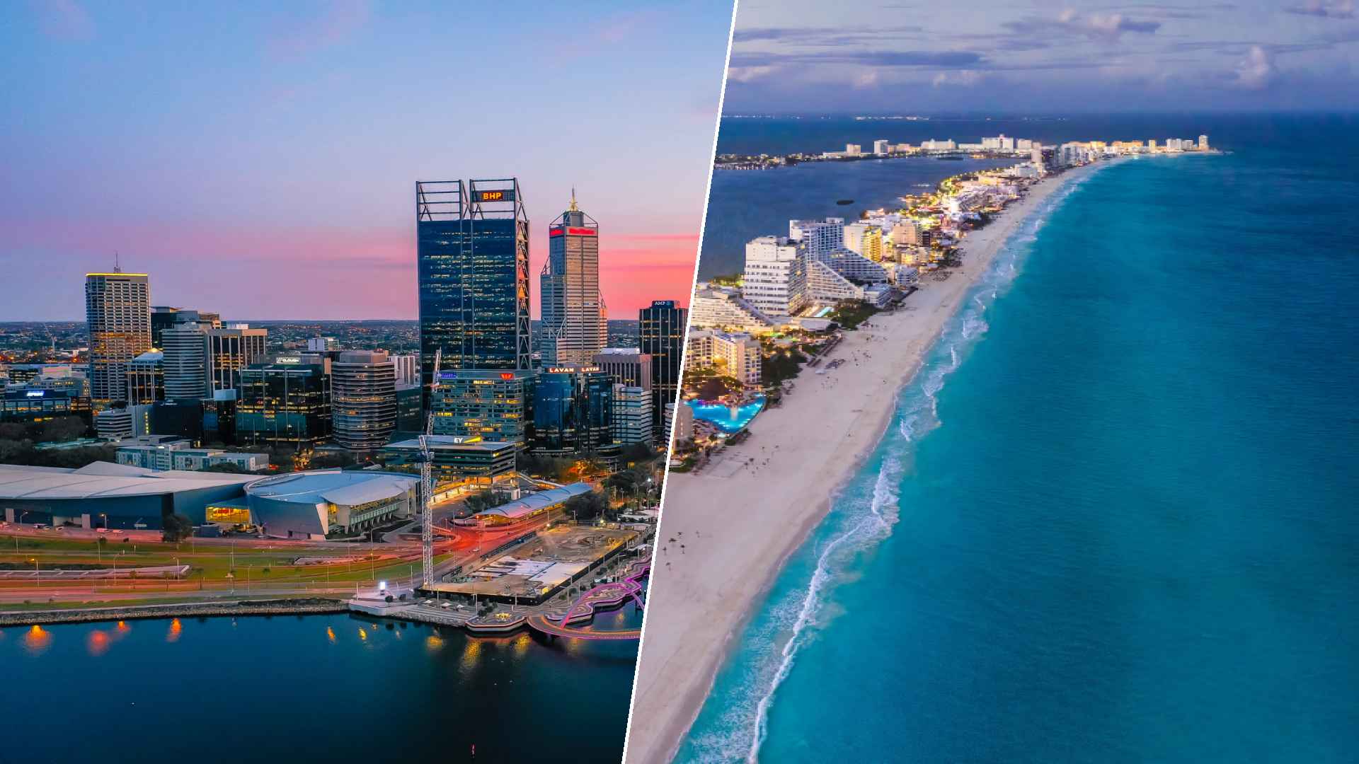 Perth to Cancun
