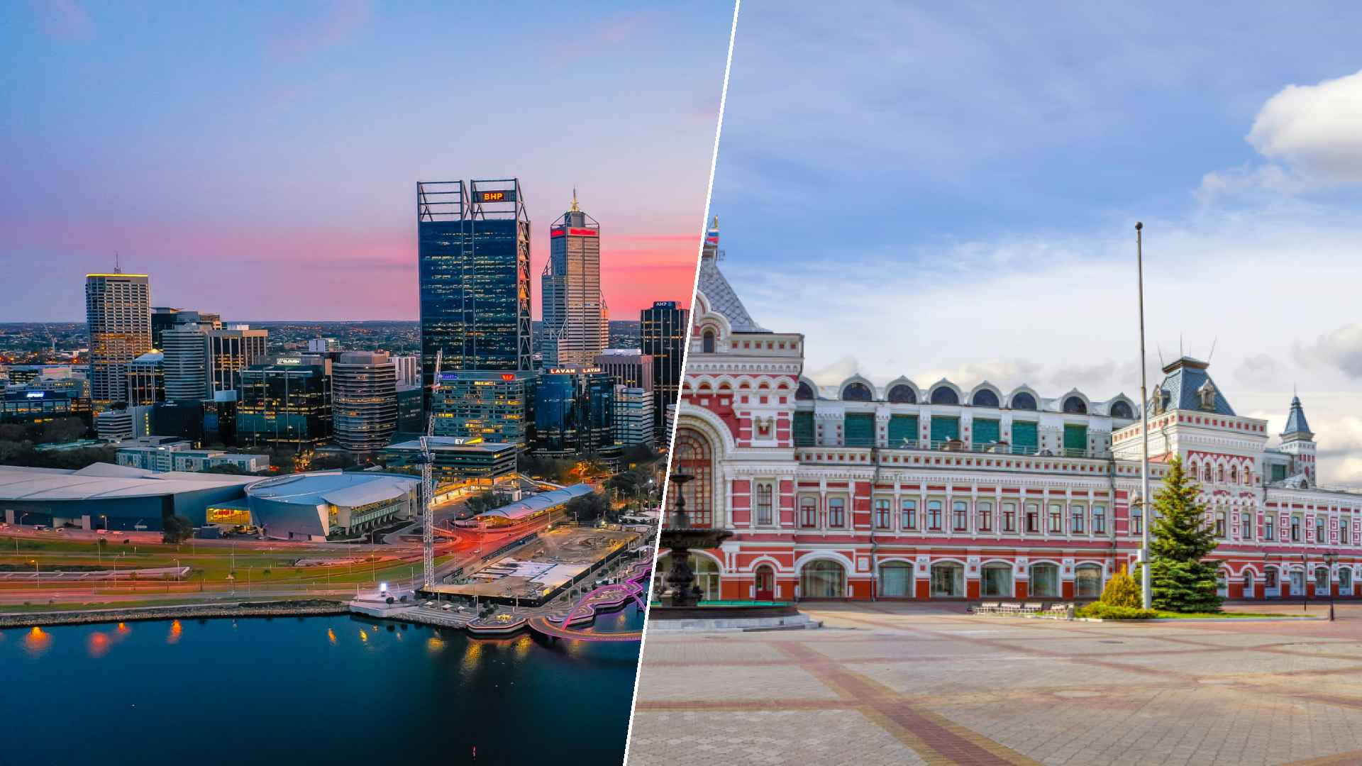 Perth to Nizhny Novgorod