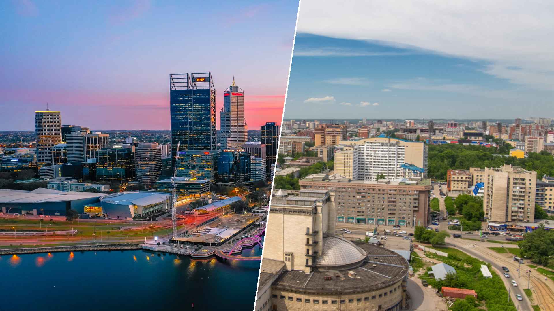 Perth to Novosibirsk