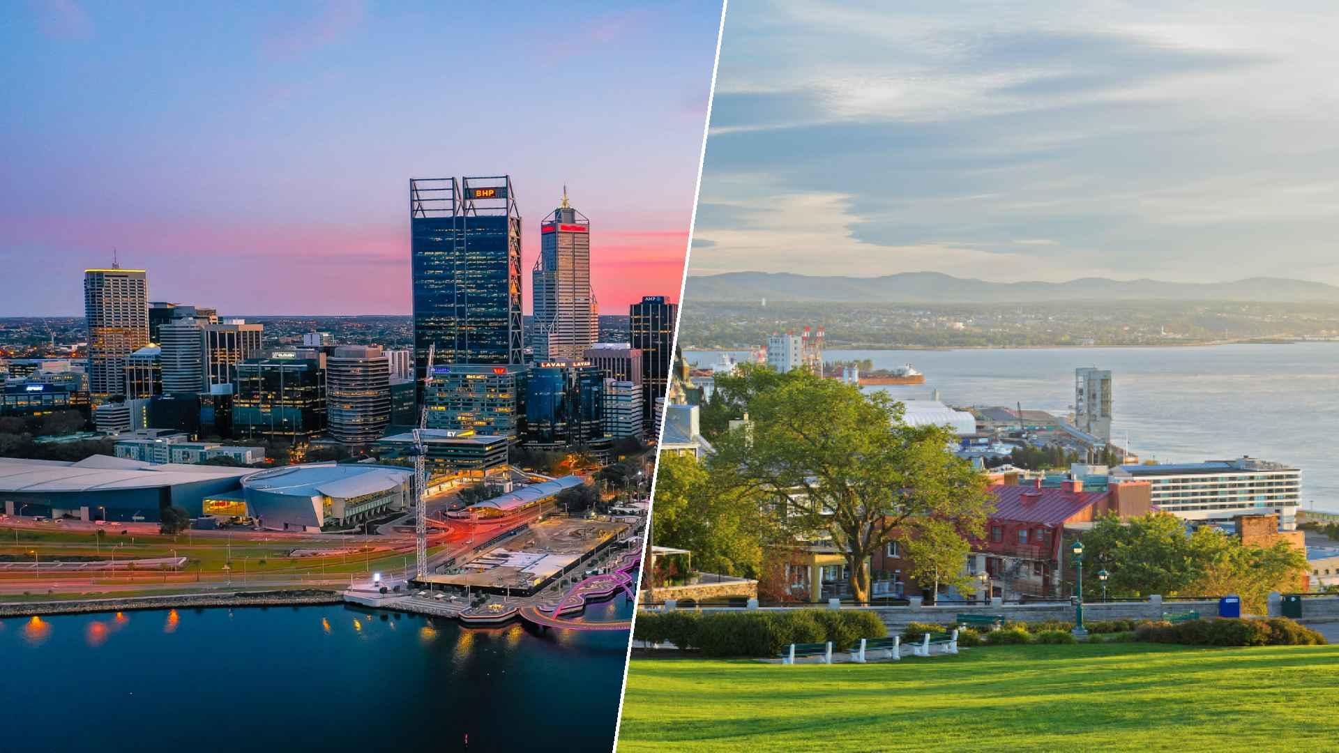 Perth to Quebec city