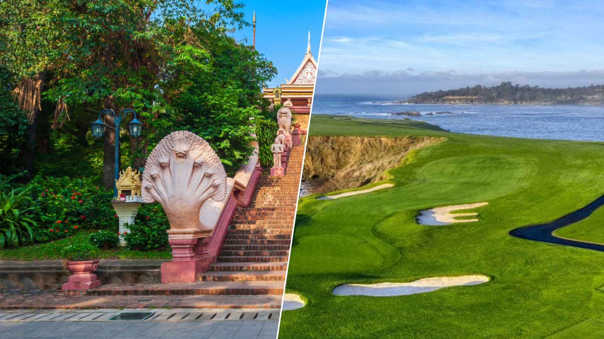Phnom Penh to Pebble Beach Golf Links