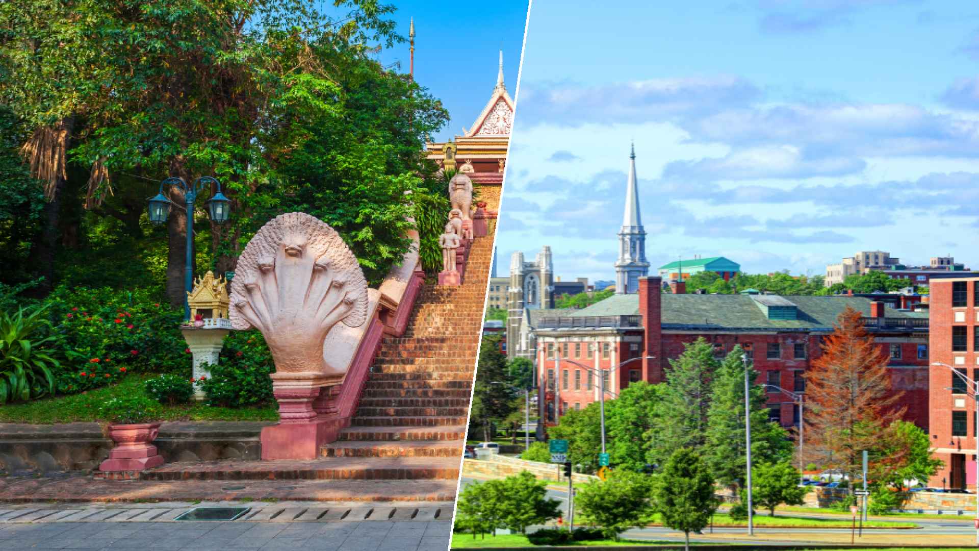 Phnom Penh to Worcester