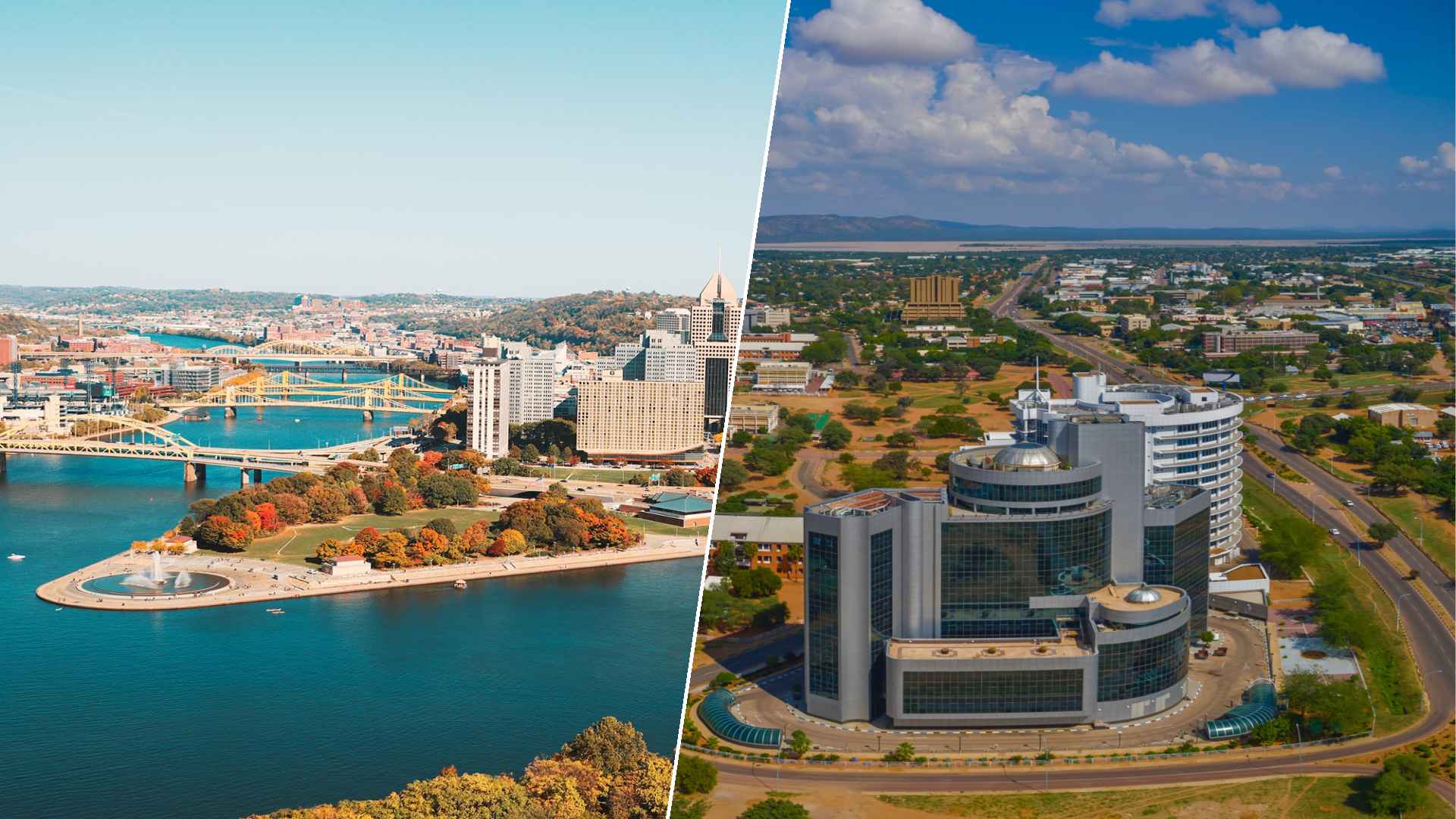 Pittsburgh to Gaborone