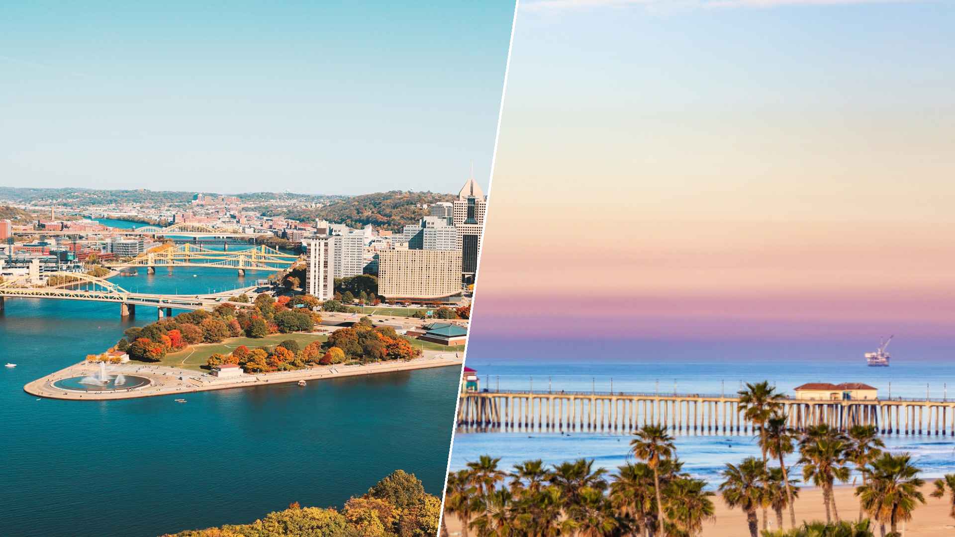 Pittsburgh to Huntington Beach