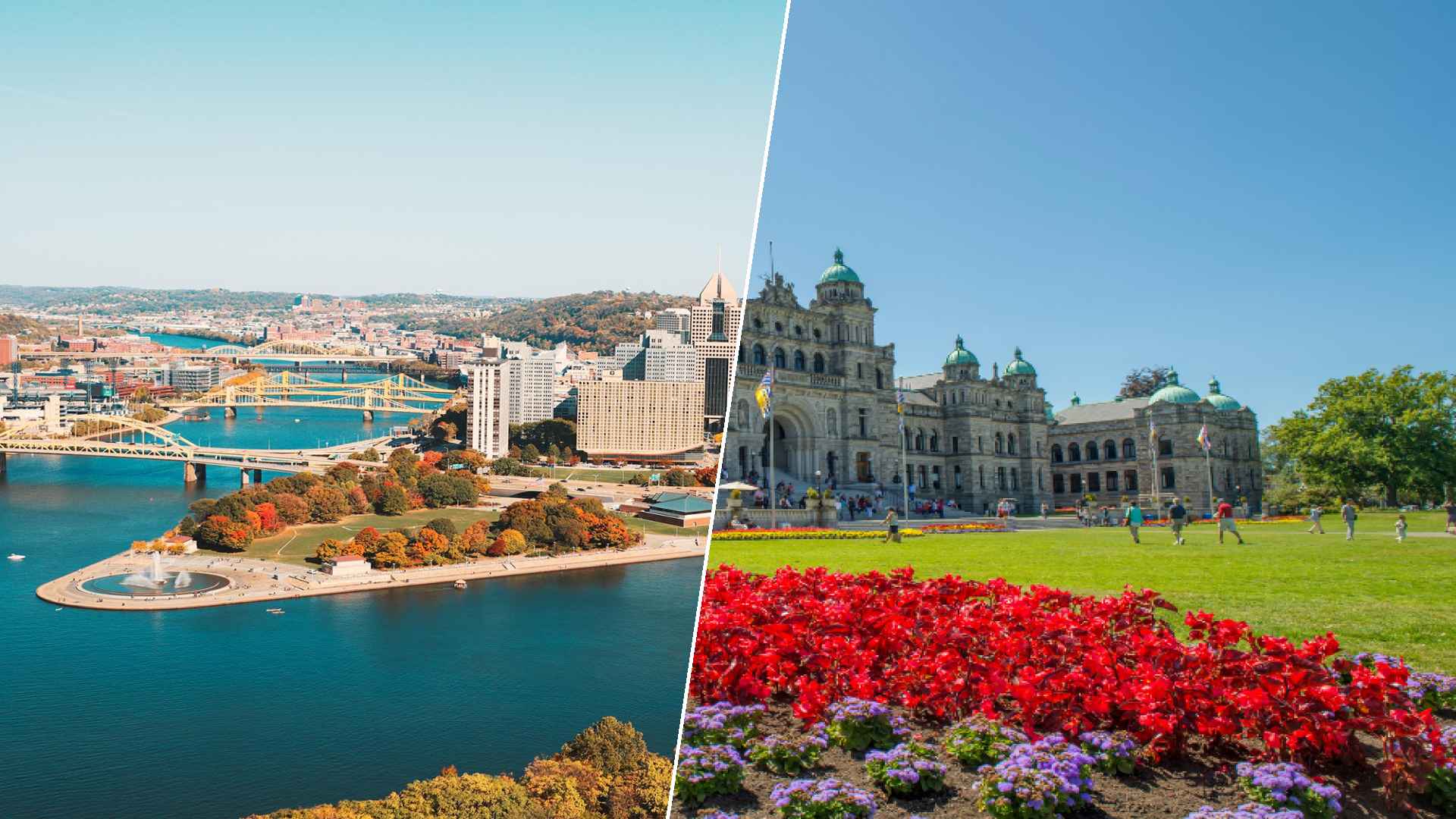 Pittsburgh to Victoria