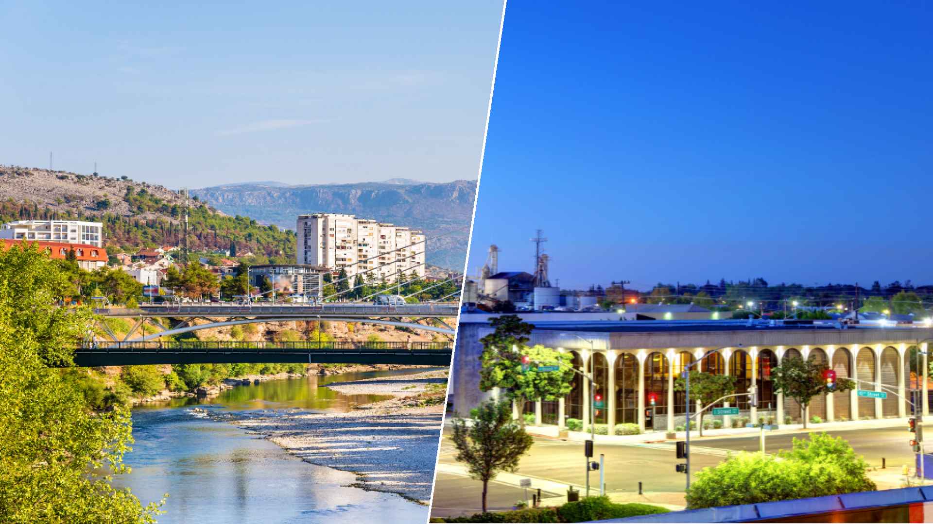 Podgorica to Modesto