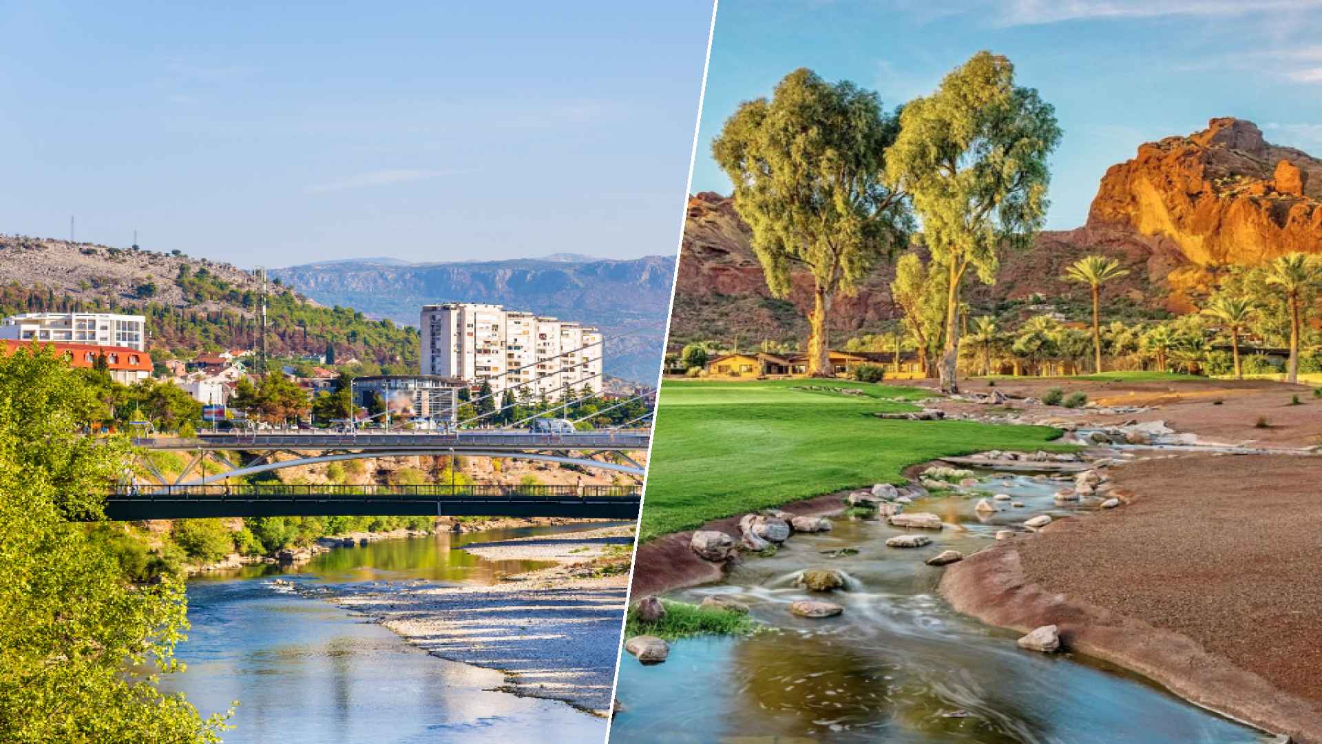 Podgorica to Paradise Valley