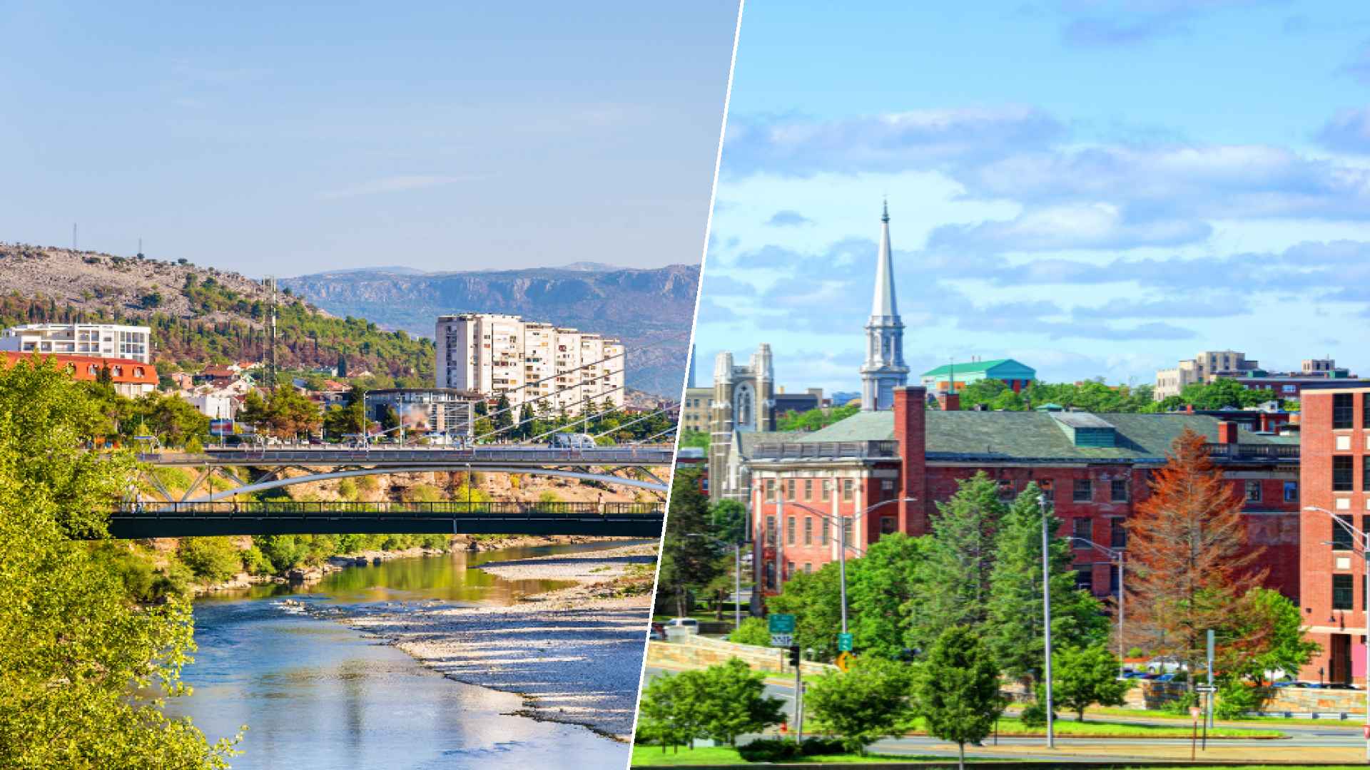 Podgorica to Worcester