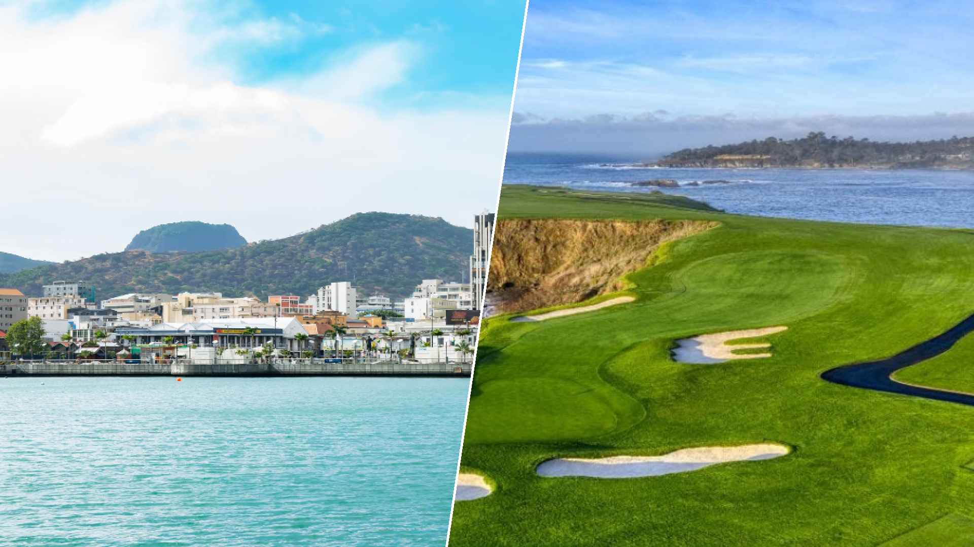 Port Louis to Pebble Beach Golf Links