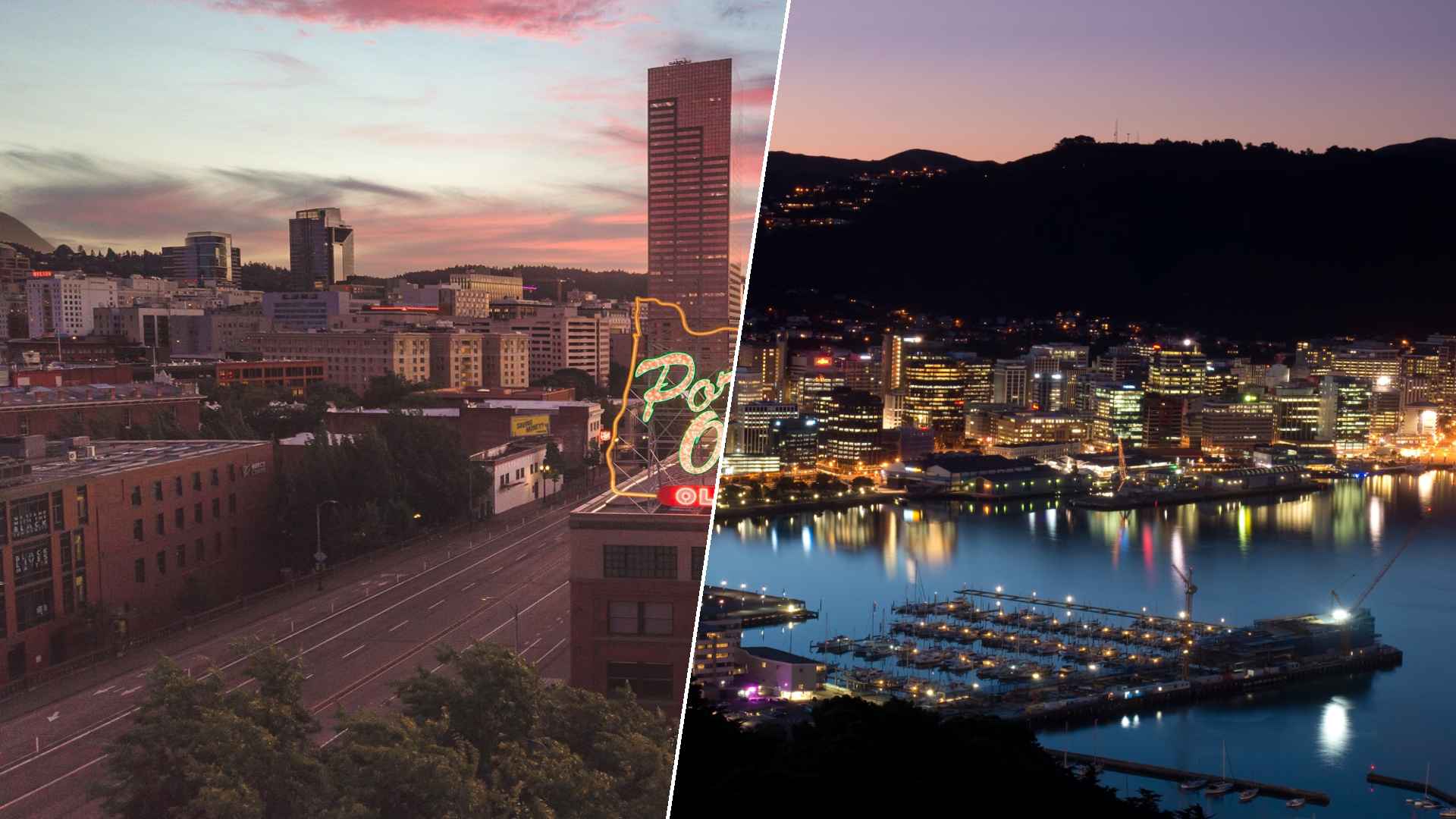 Portland to Wellington