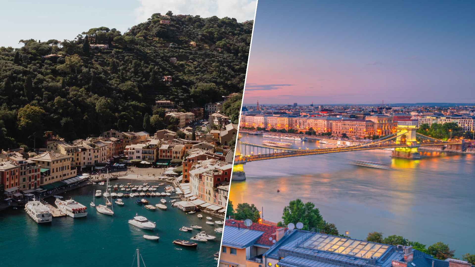 Portofino to Budapest