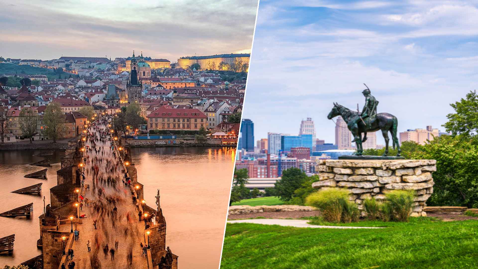 Prague to Kansas City