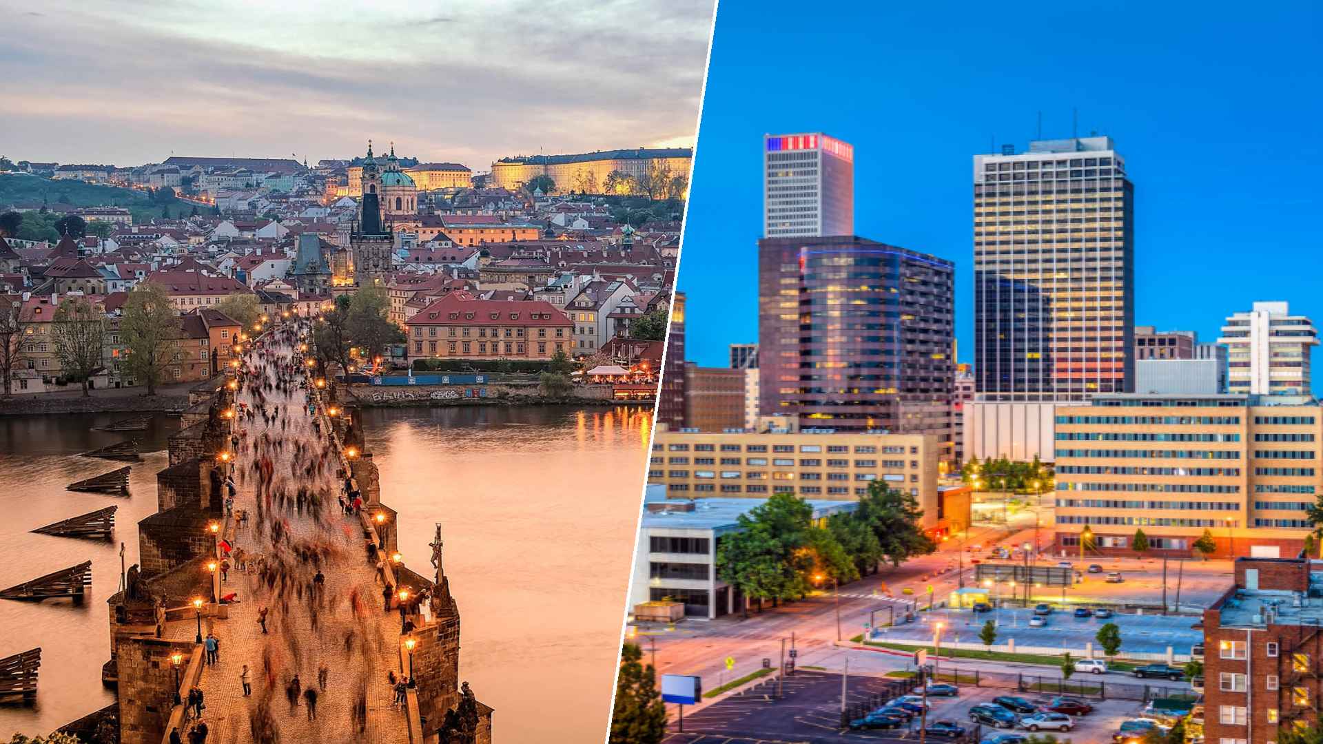 Prague to Tulsa