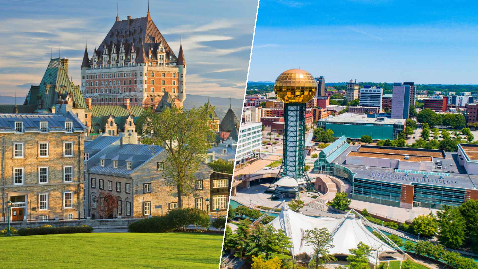 Quebec city to Knoxville