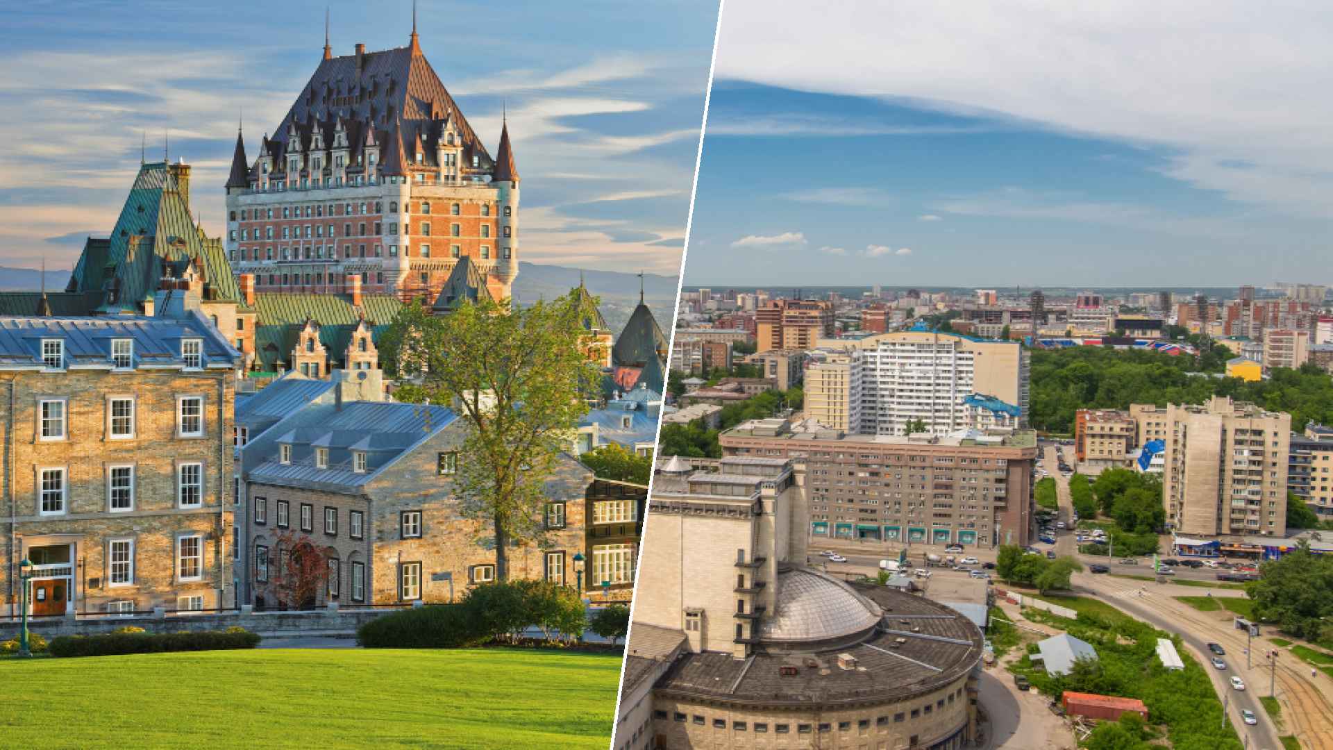 Quebec city to Novosibirsk