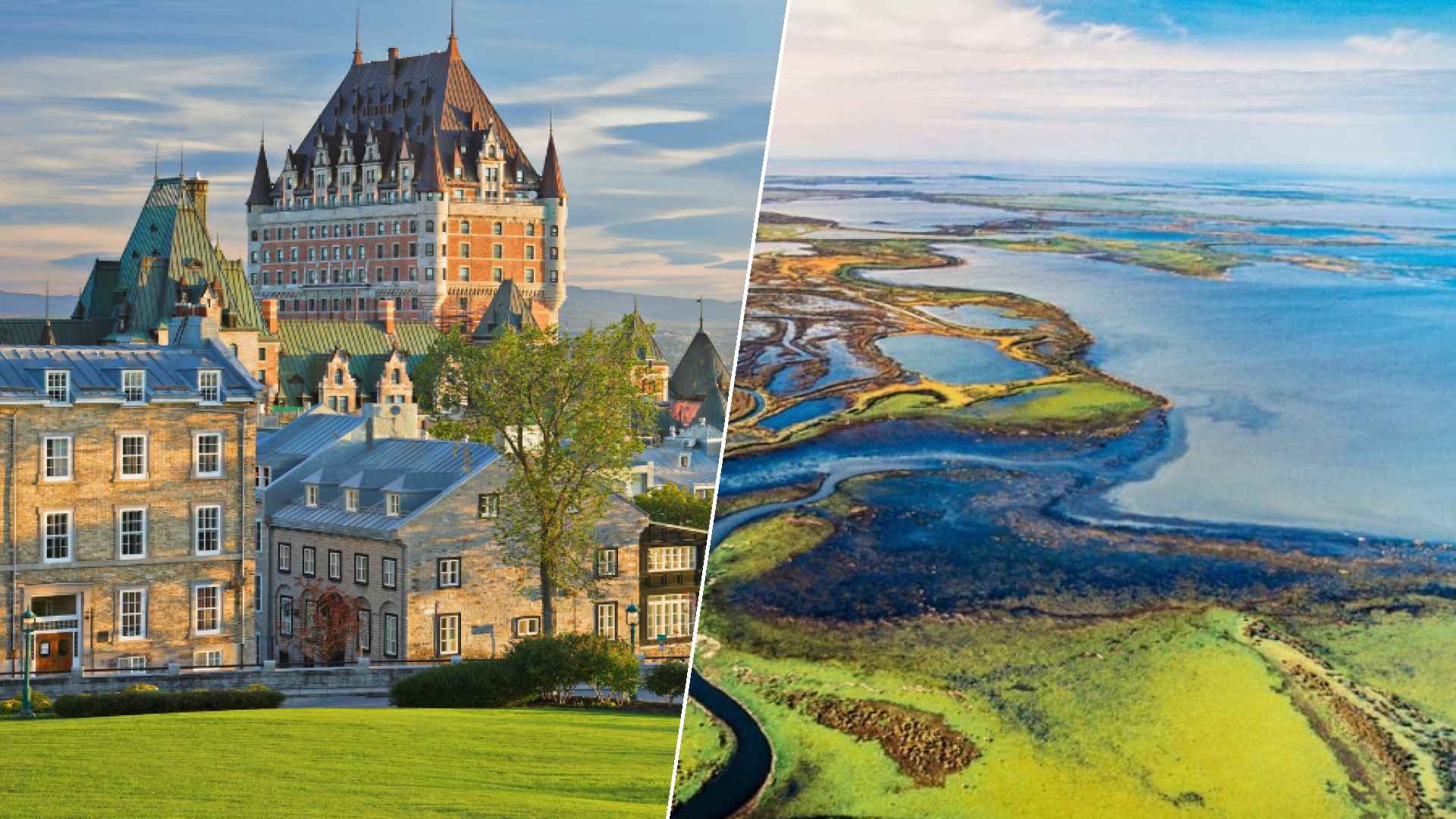 Quebec city to Wood Buffalo