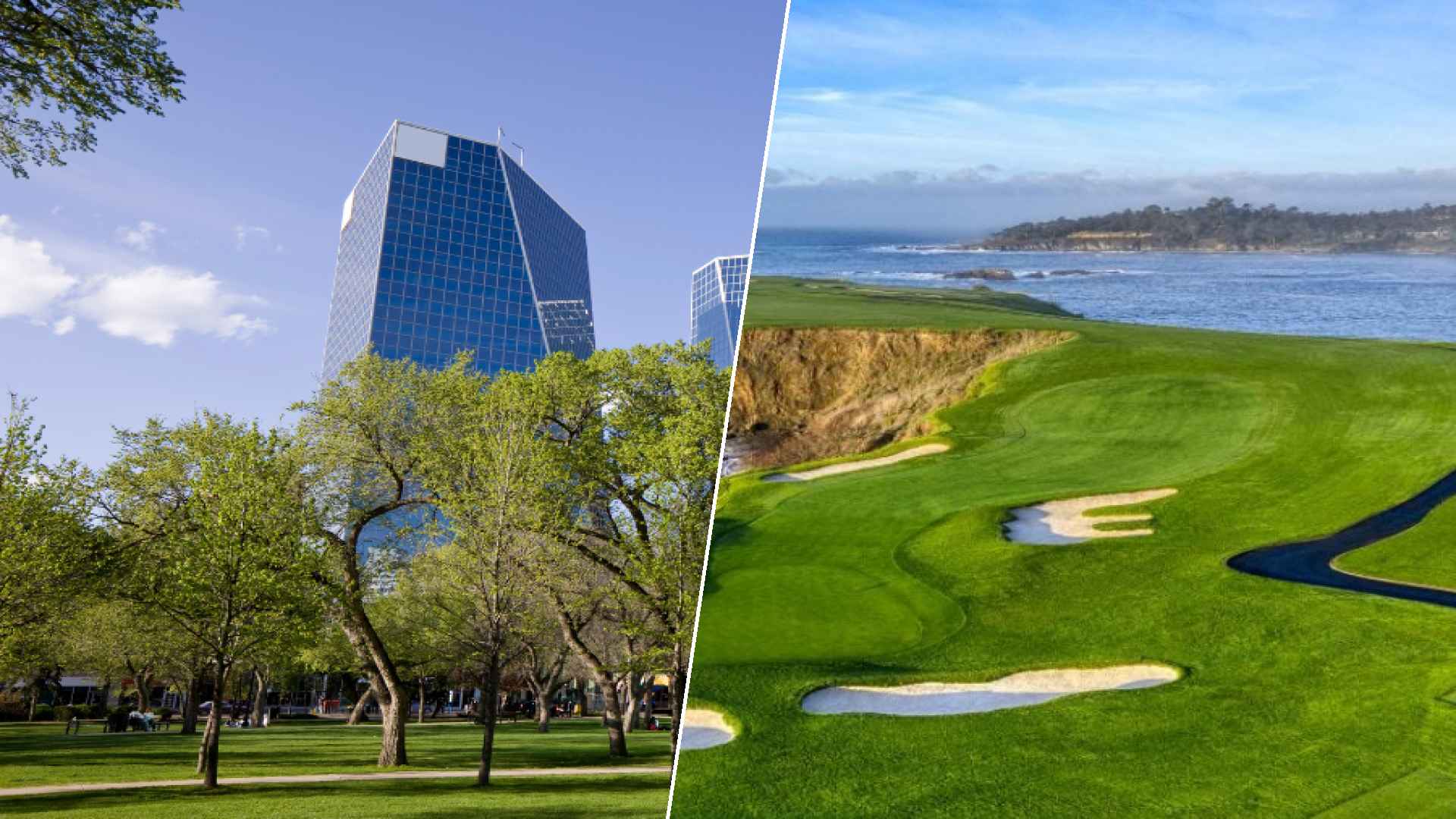 Regina to Pebble Beach Golf Links