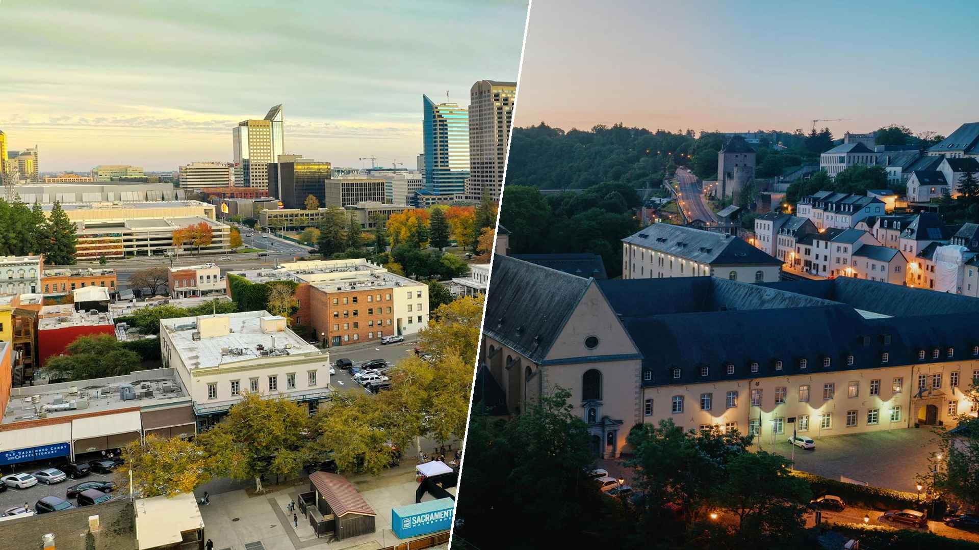 Sacramento to Luxembourg City