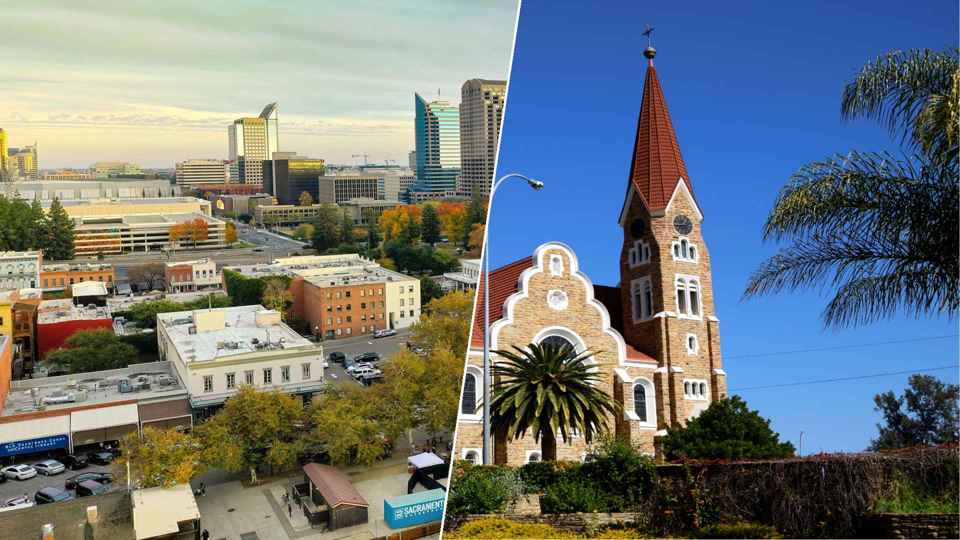 Sacramento to Windhoek