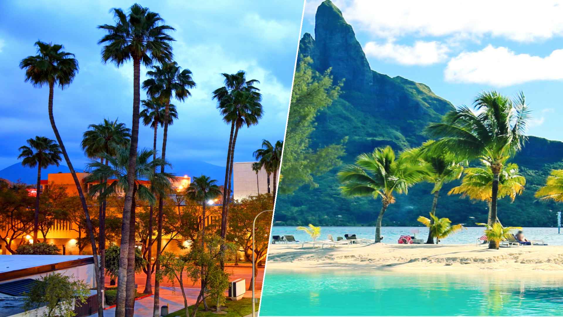 San Bernardino to Bora Bora