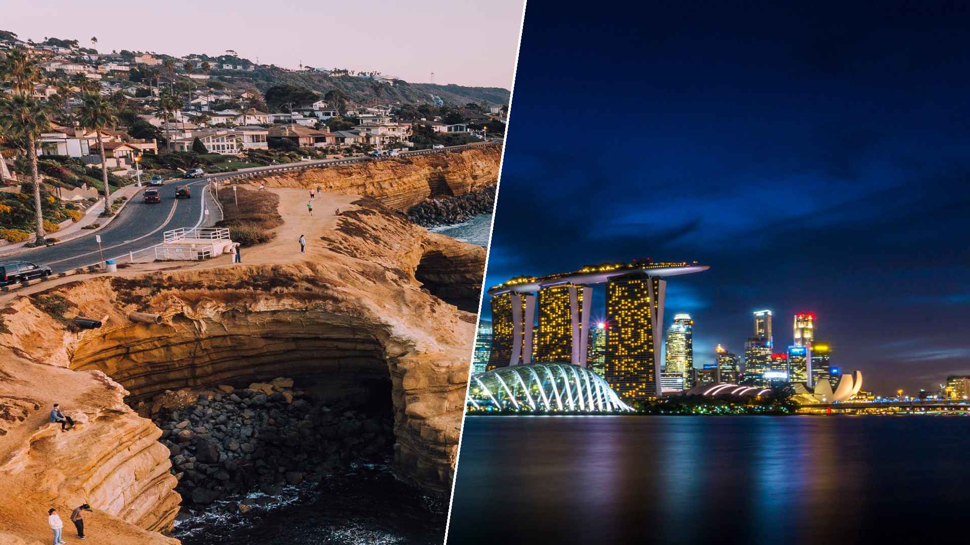 San Diego to Singapore