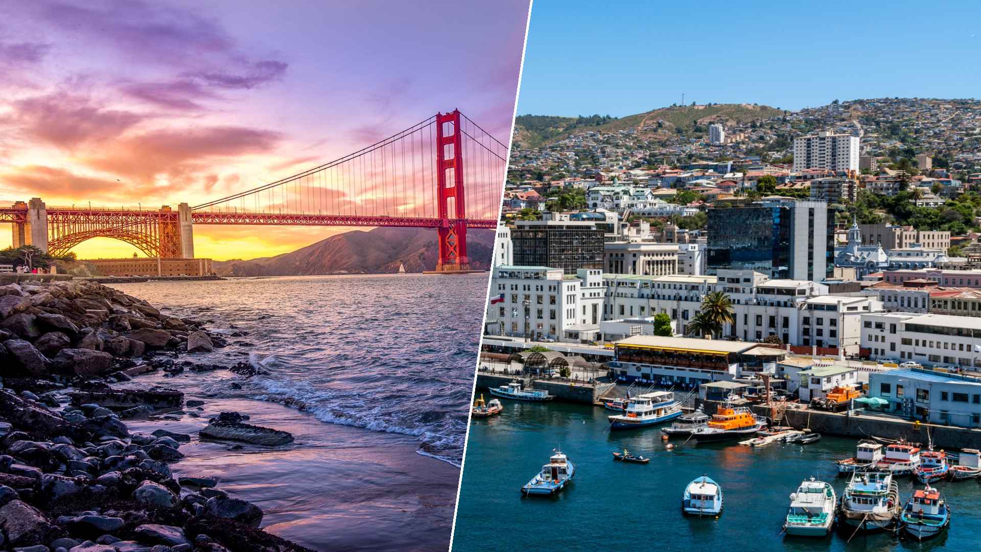 San Francisco to Valparaíso