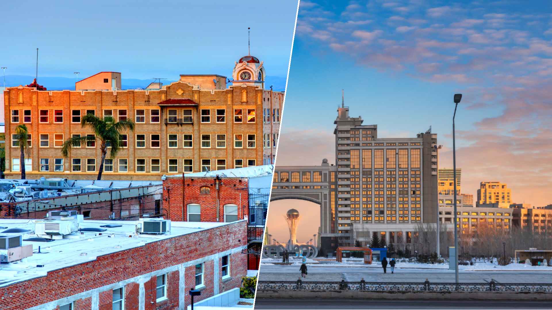 Santa Ana to Nursultan