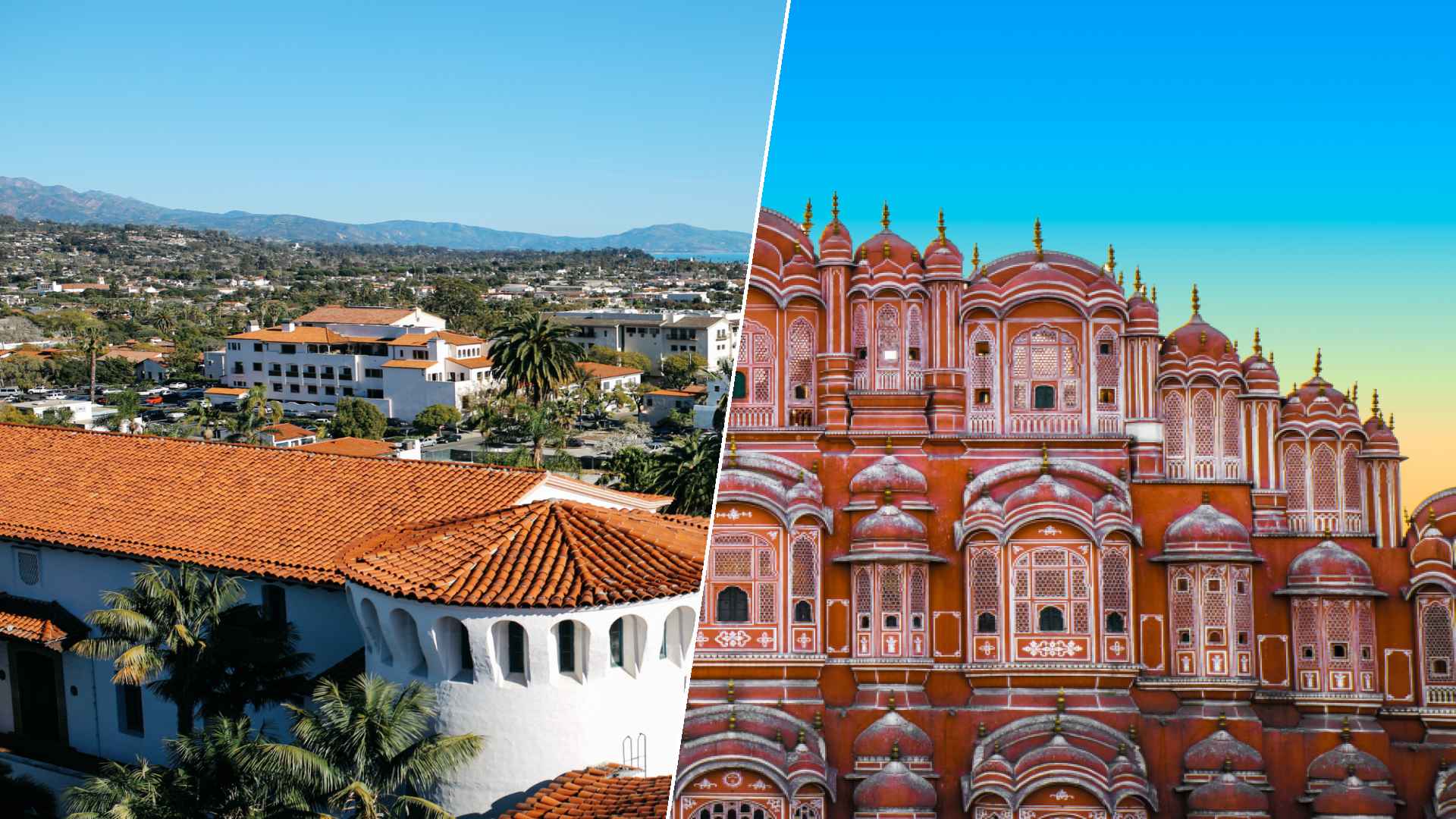 Santa Barbara to Jaipur