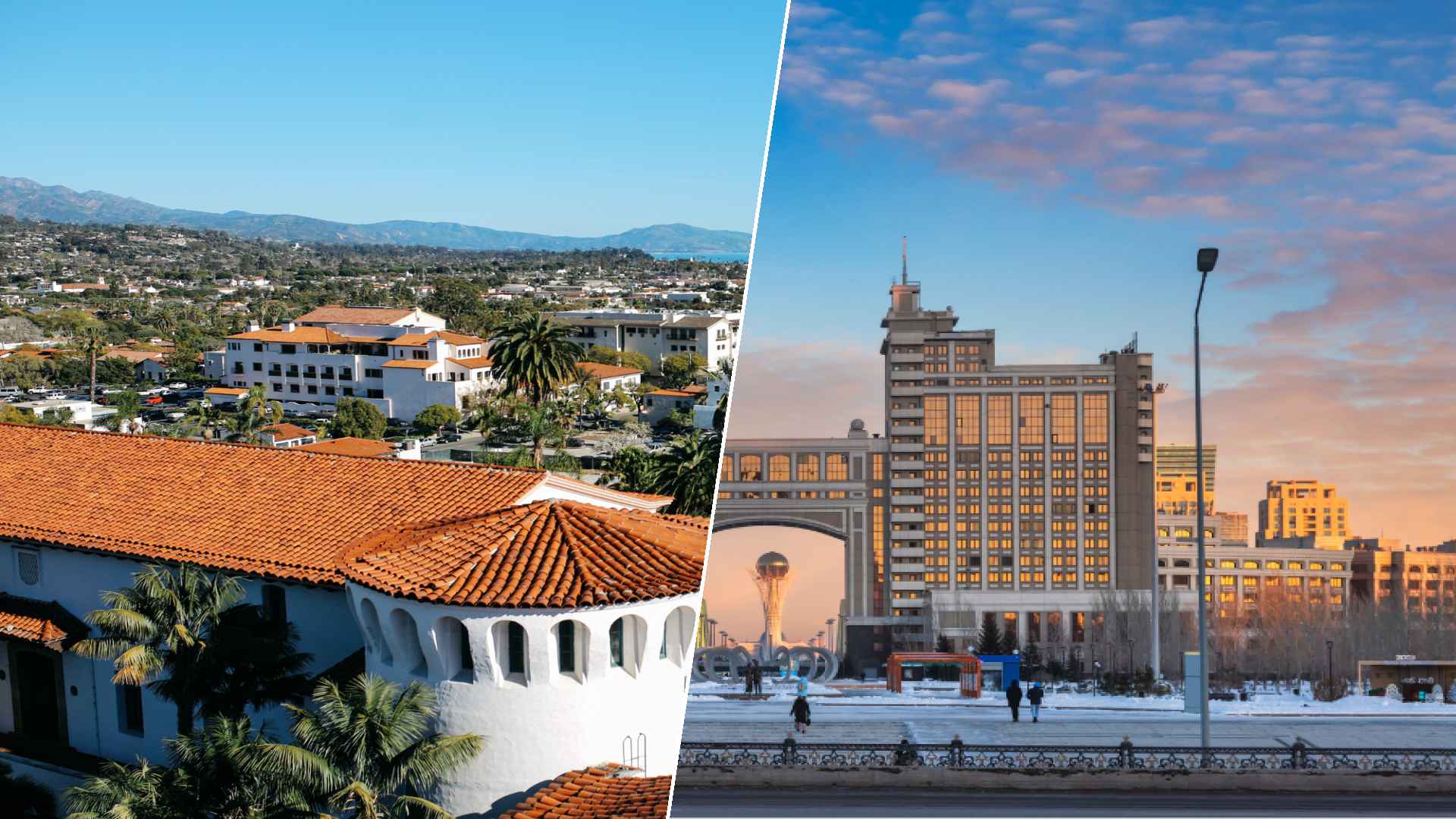 Santa Barbara to Nursultan