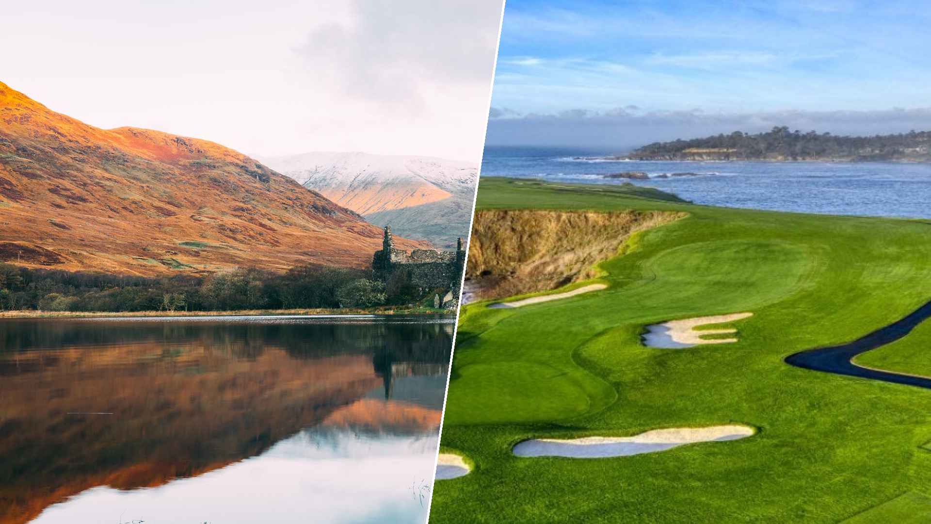 Scottish Highlands to Pebble Beach Golf Links