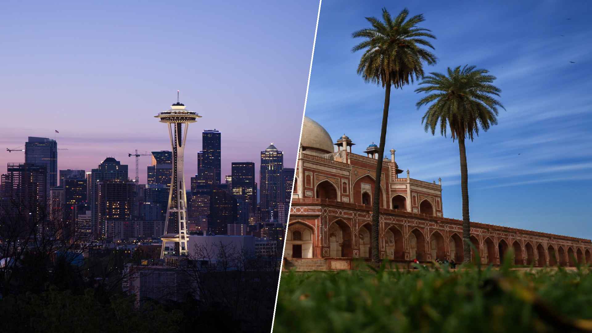 Seattle to New Dehli