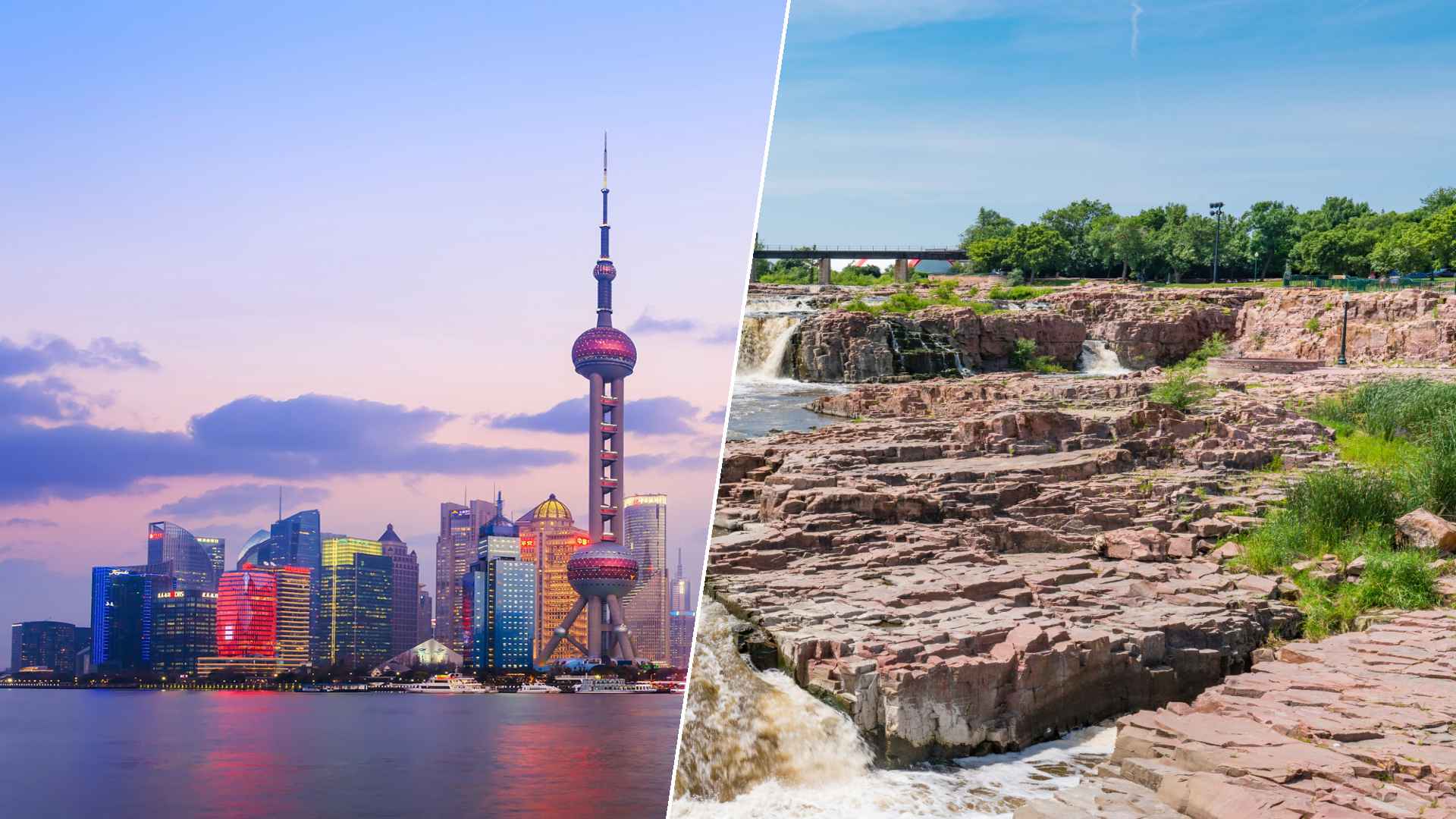 Shanghai to Sioux Falls