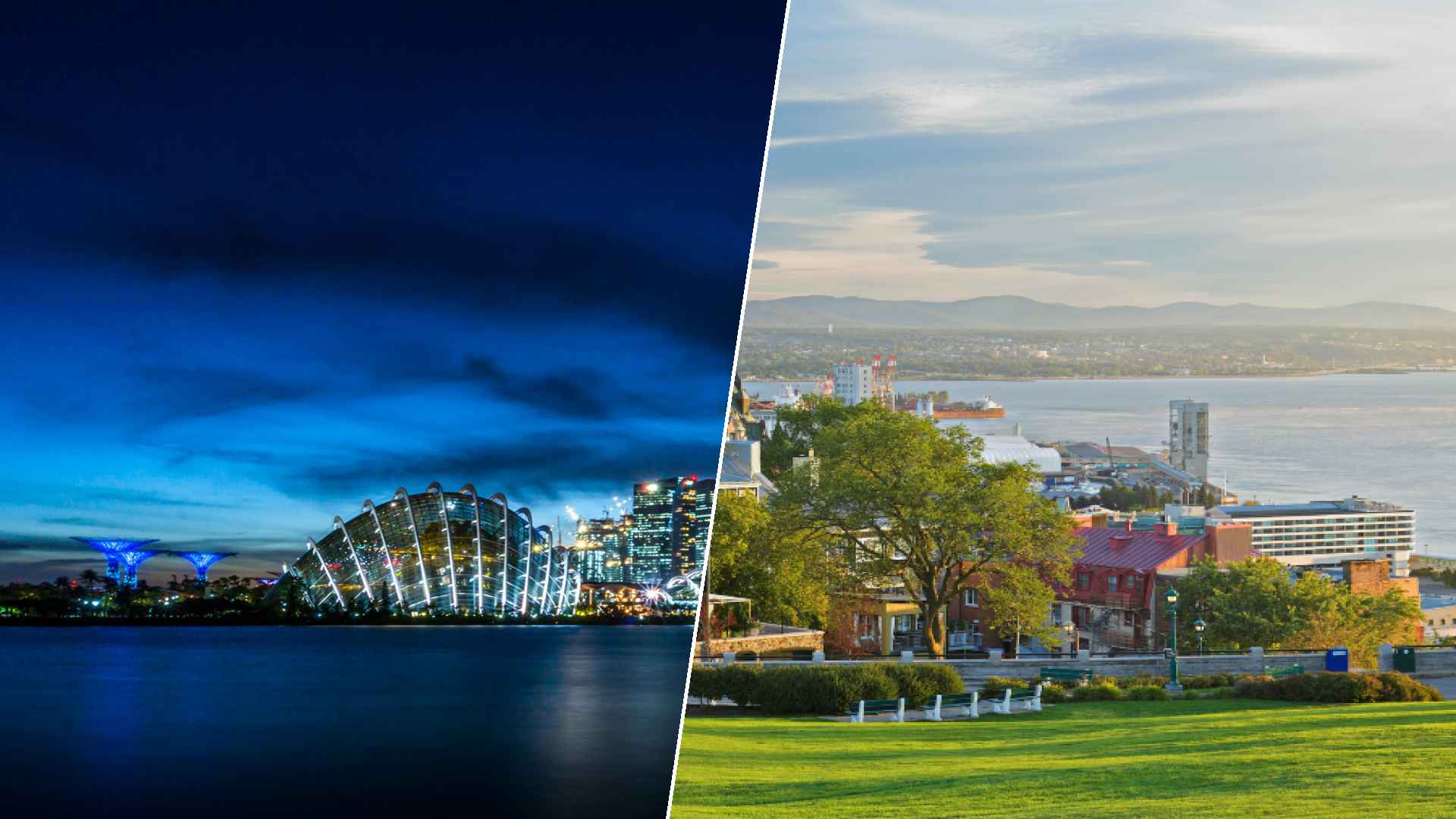 Singapore to Quebec city