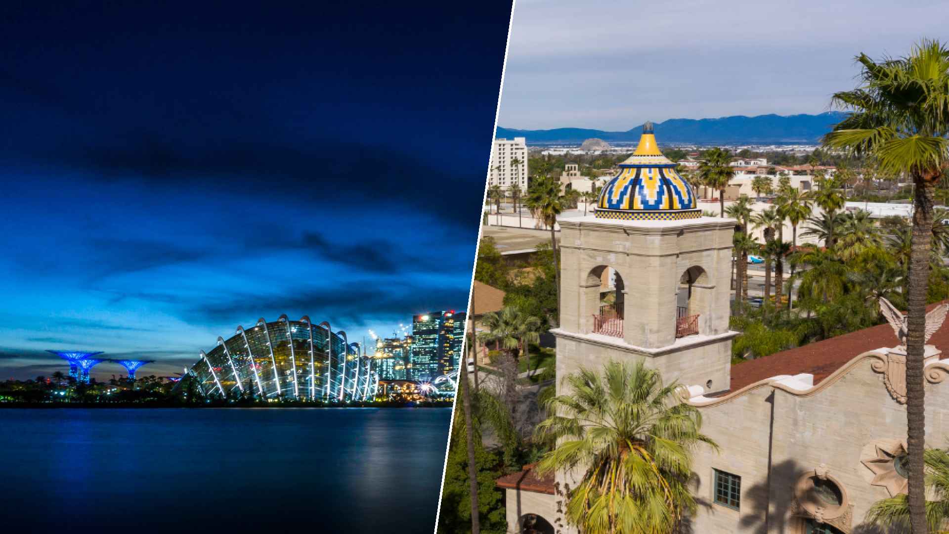 Singapore to Riverside