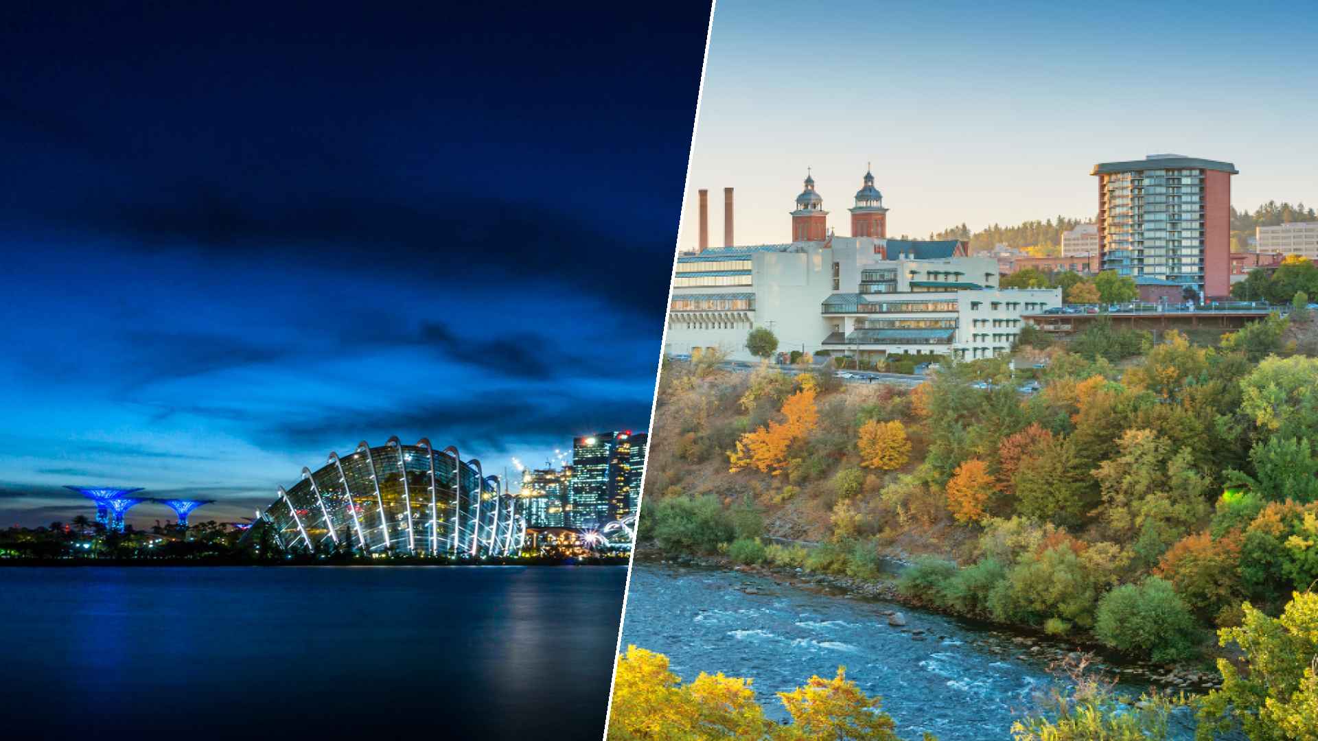 Singapore to Spokane