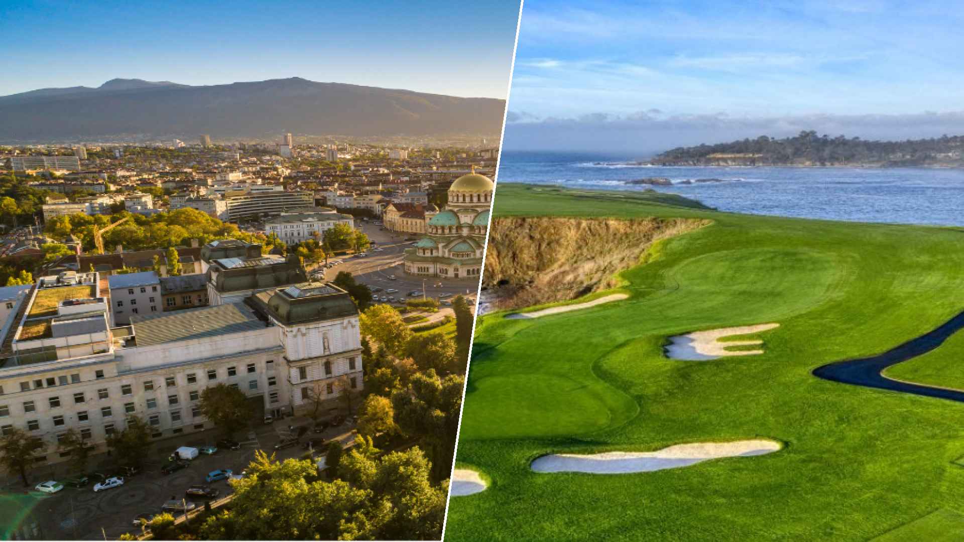 Sofia to Pebble Beach Golf Links