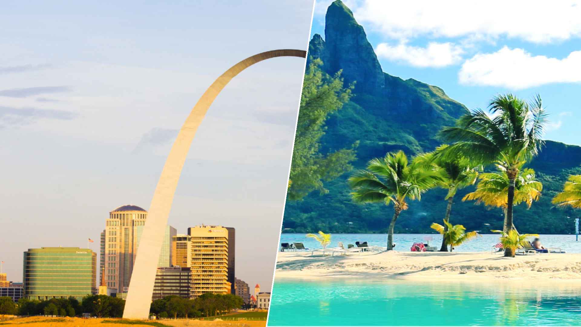 St Louis to Bora Bora