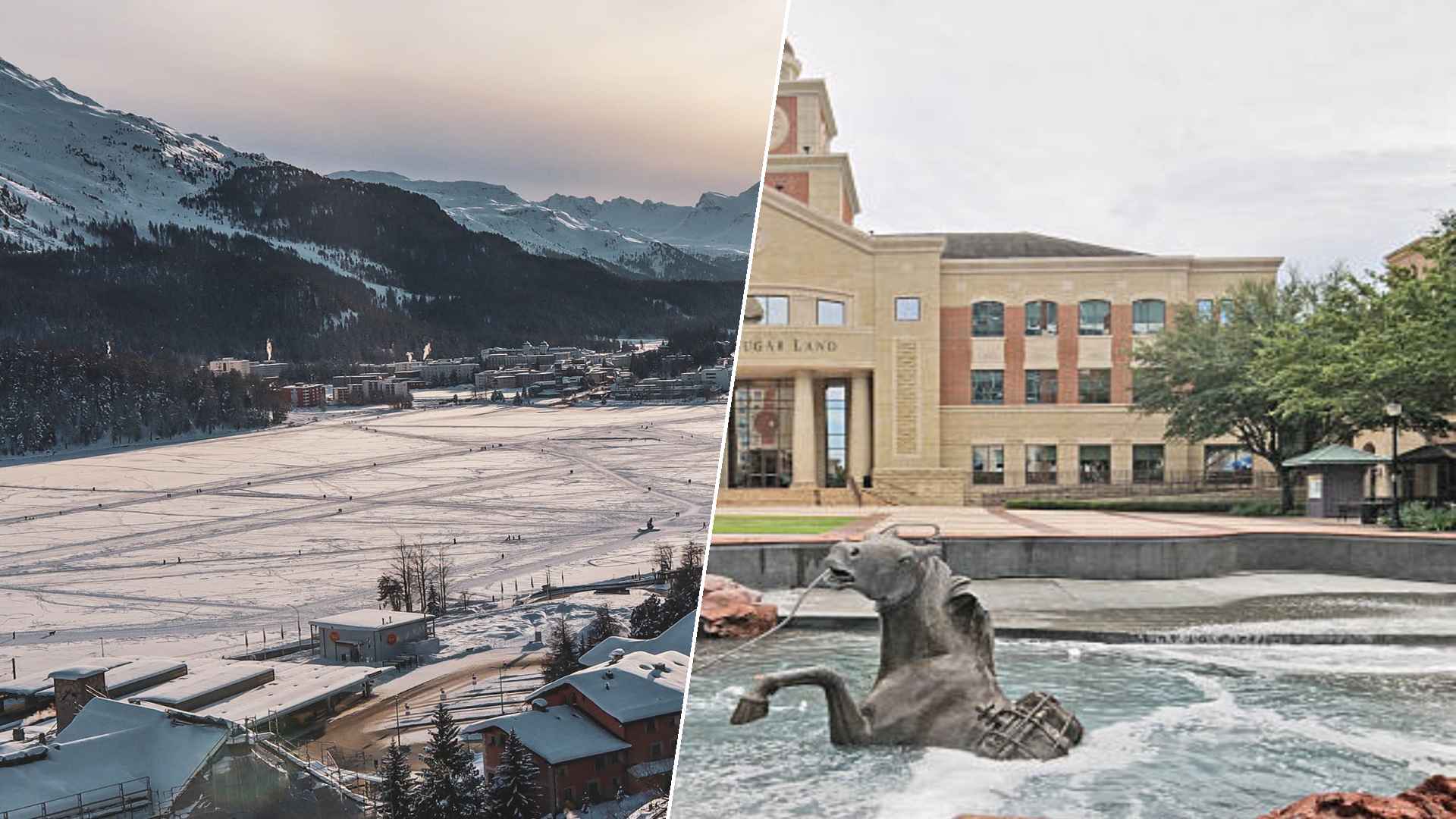 St Moritz to Sugar Land