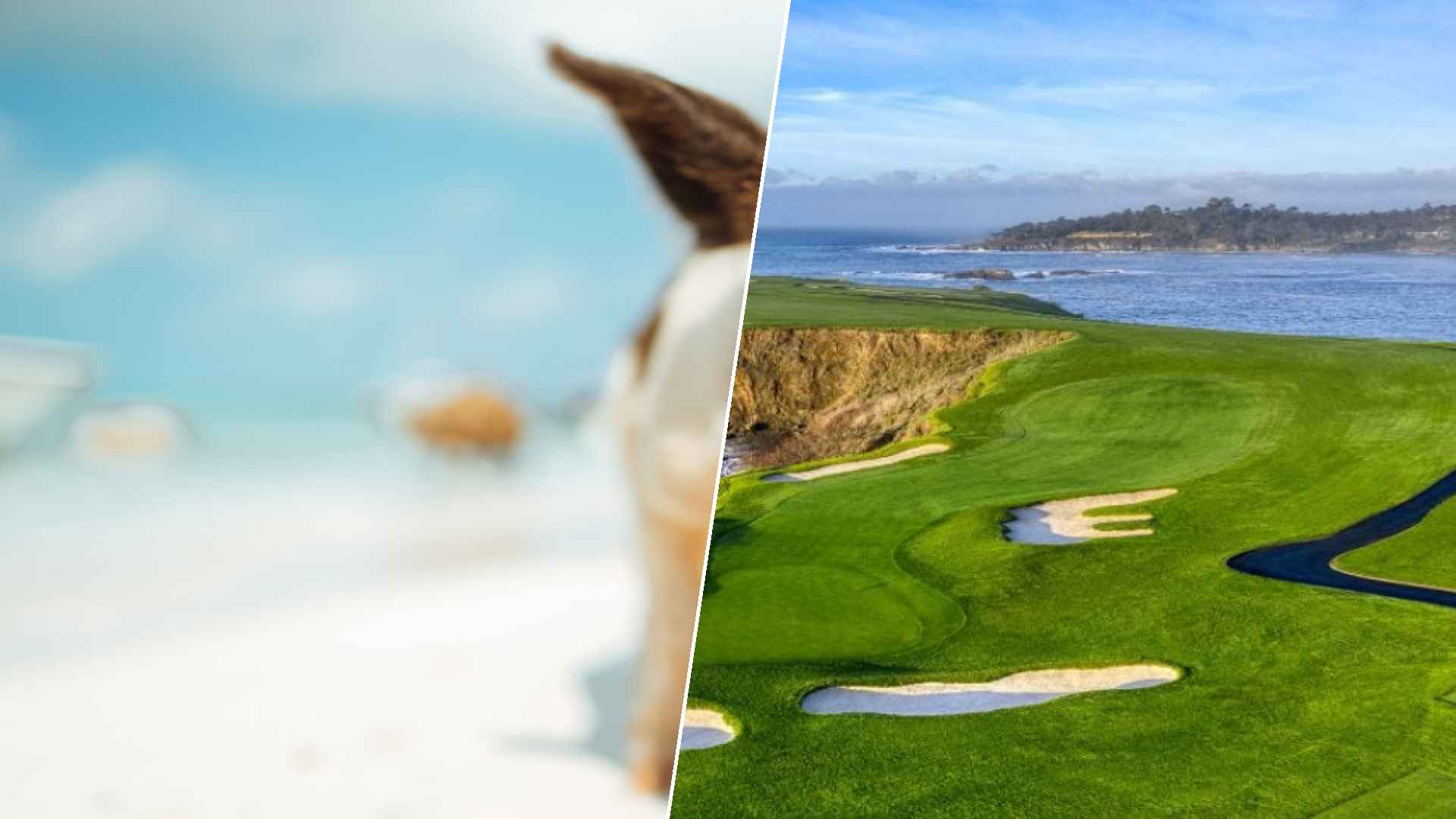 Staniel Cay to Pebble Beach Golf Links