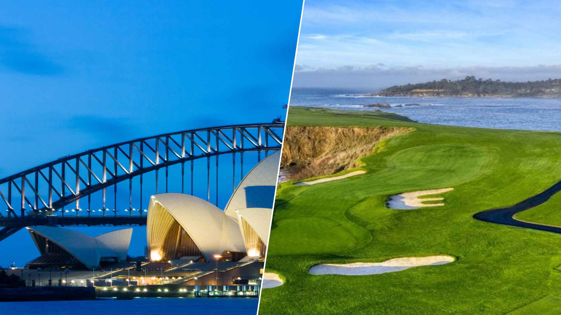 Sydney to Pebble Beach Golf Links