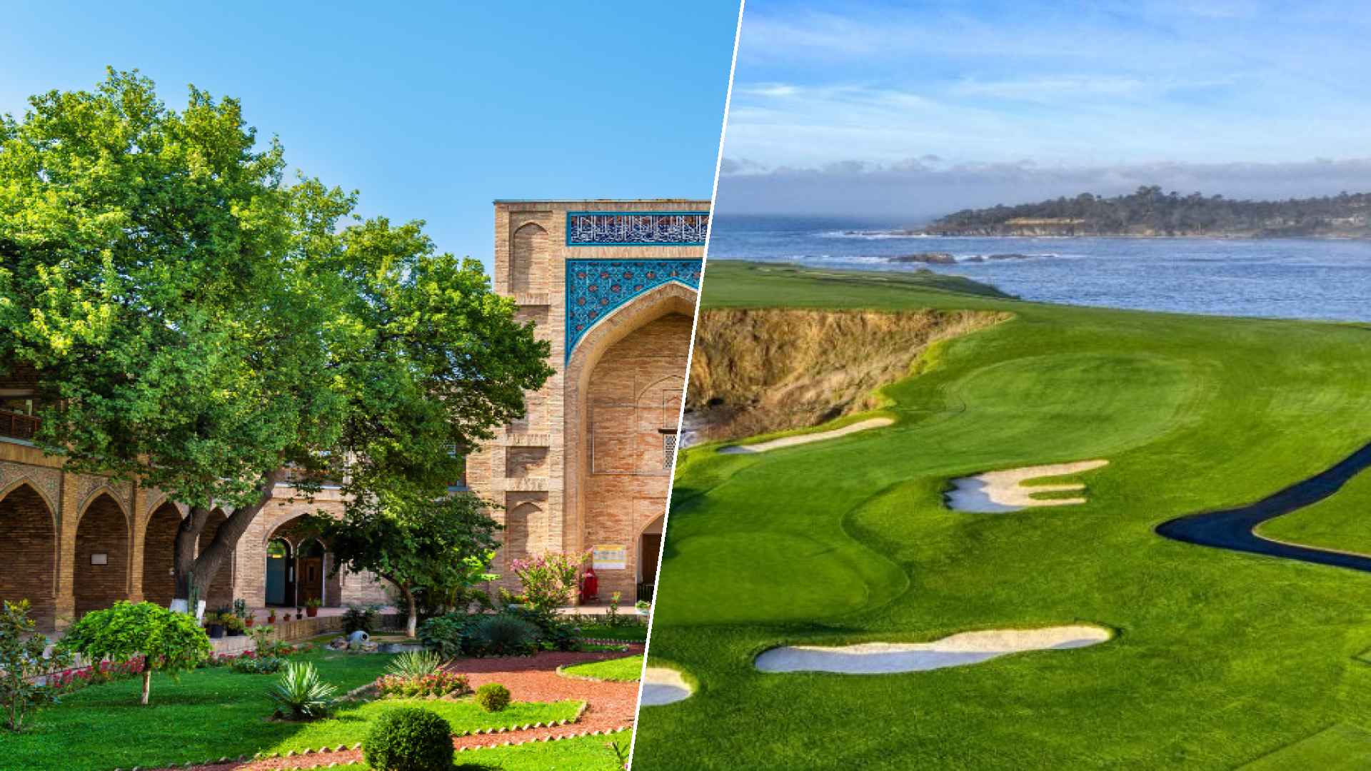 Tashkent to Pebble Beach Golf Links