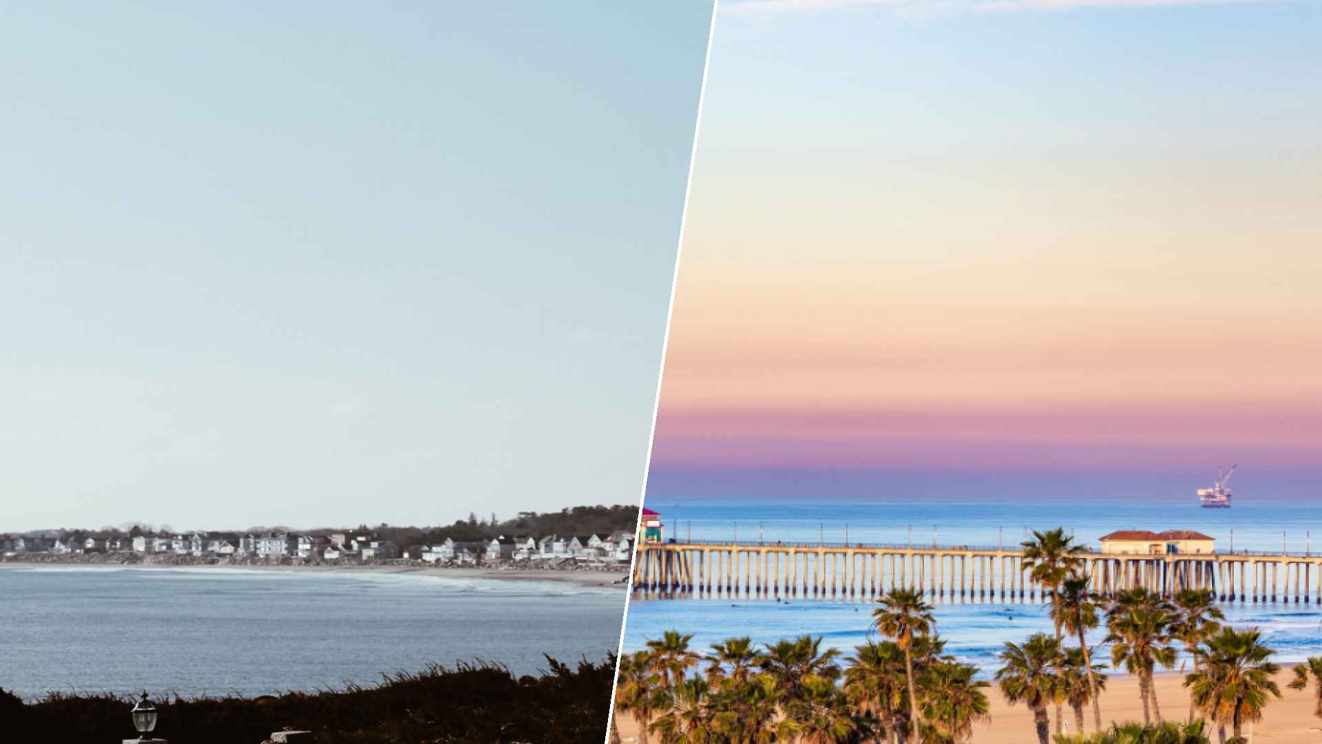 The Hamptons to Huntington Beach