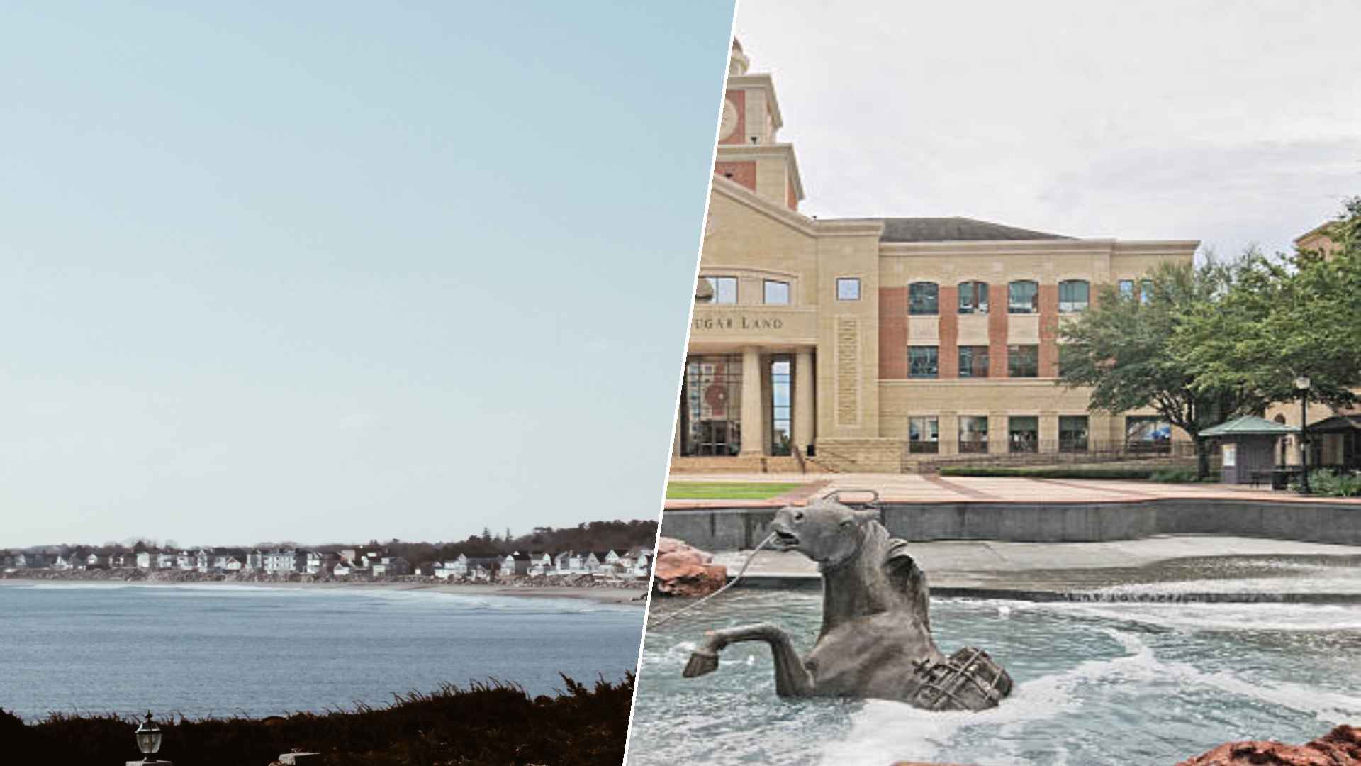 The Hamptons to Sugar Land