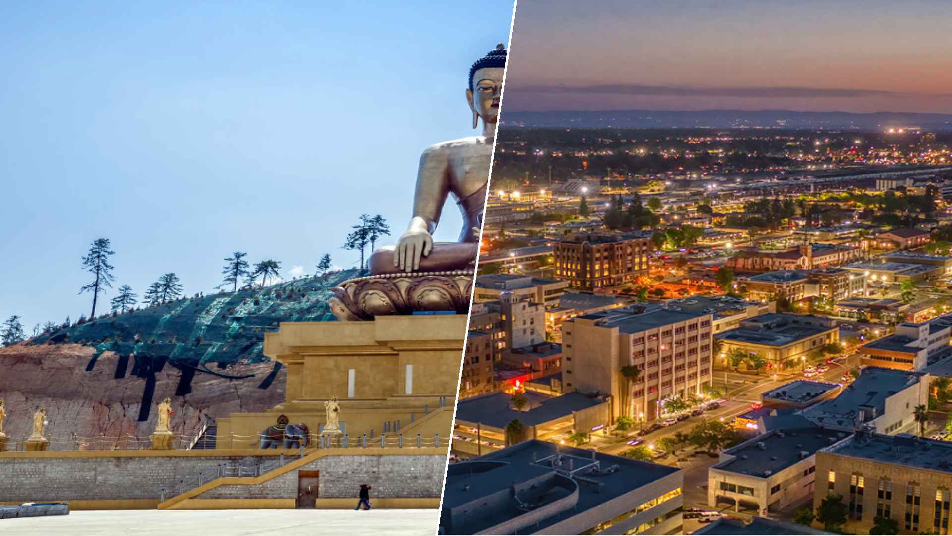 Timphou to Bakersfield